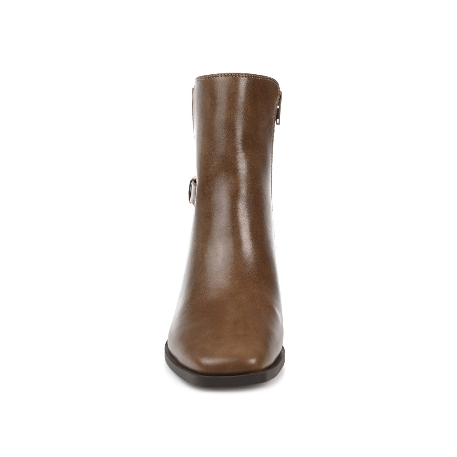 AUBRIE SQUARE TOE BOOTIES IN VEGAN LEATHER