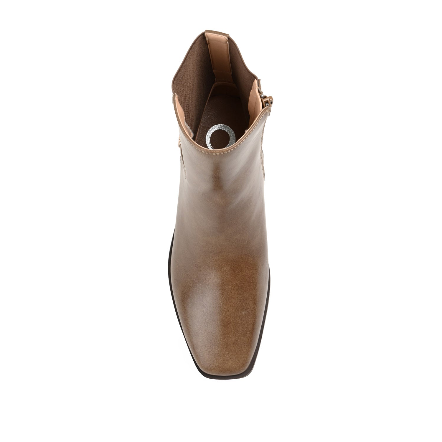 AUBRIE SQUARE TOE BOOTIES IN VEGAN LEATHER
