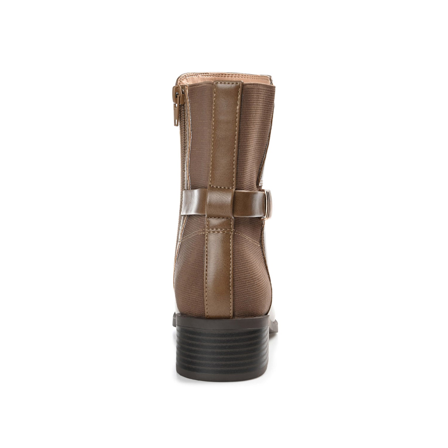AUBRIE SQUARE TOE BOOTIES IN VEGAN LEATHER
