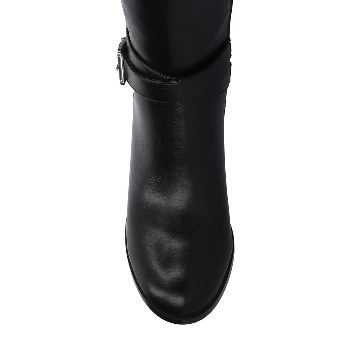 AVALONN KNEE HIGH DRESS BOOTS IN WIDE - Black