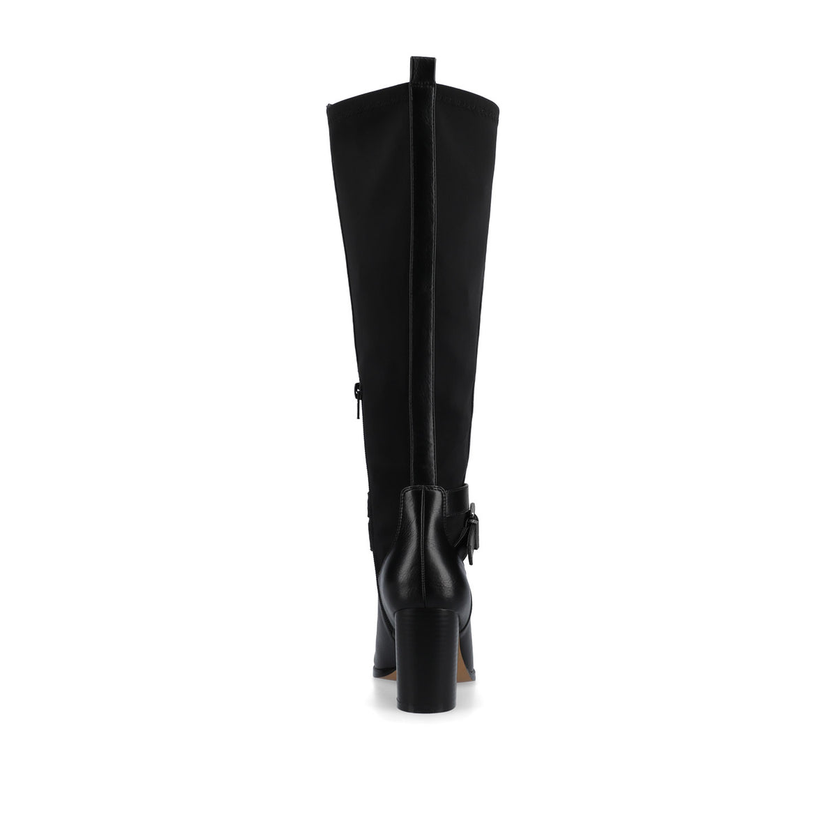 AVALONN KNEE HIGH DRESS BOOTS IN WIDE - Black