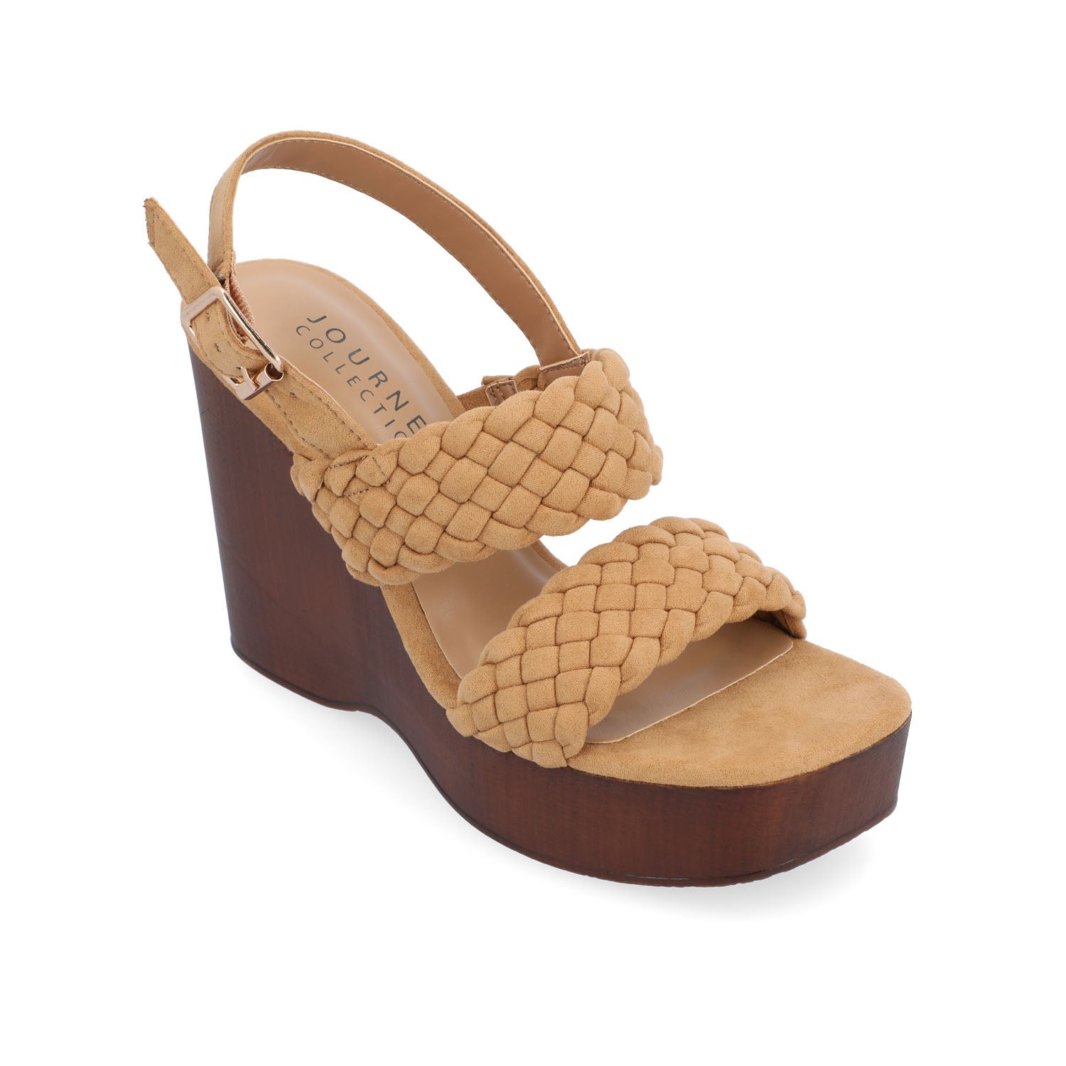 AYVEE HEELED SANDALS IN VEGAN LEATHER - Tan