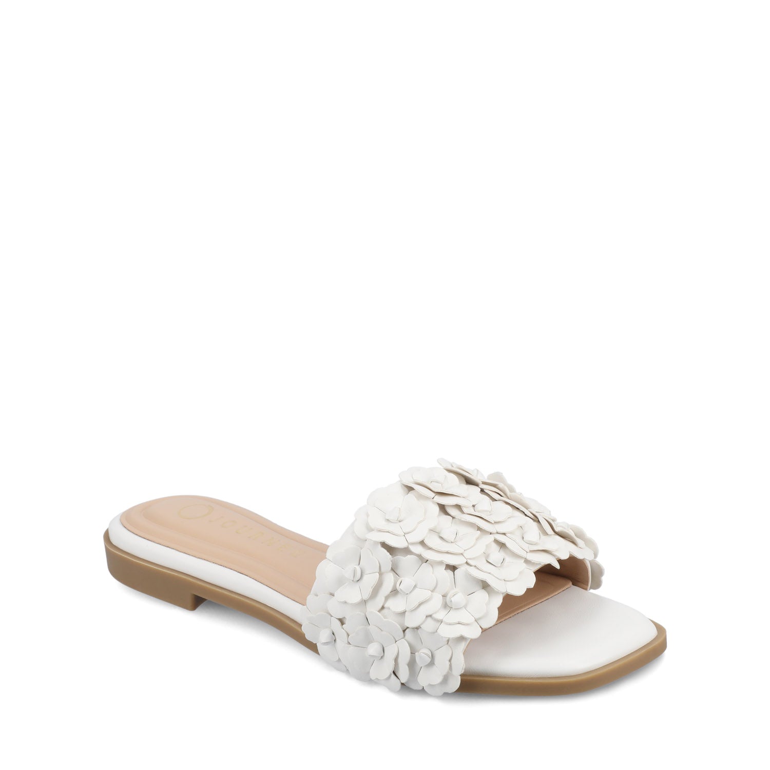 AZALEA SLIP ON SANDALS - White
