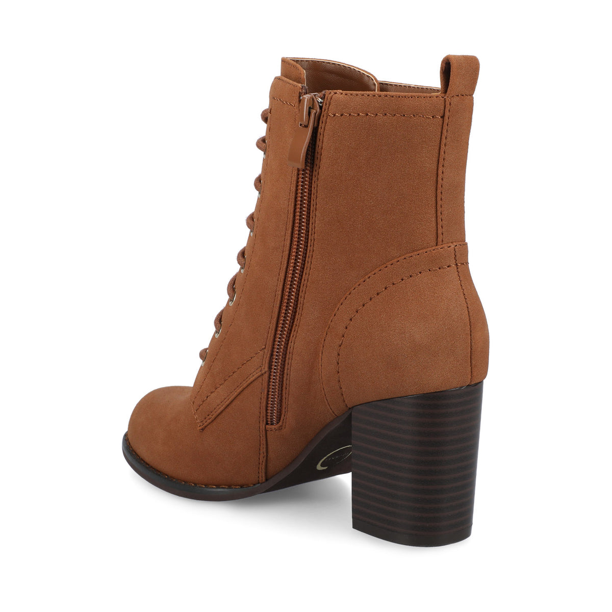 BAYLOR LACE-UP BOOTIES - Chestnut Nubuck