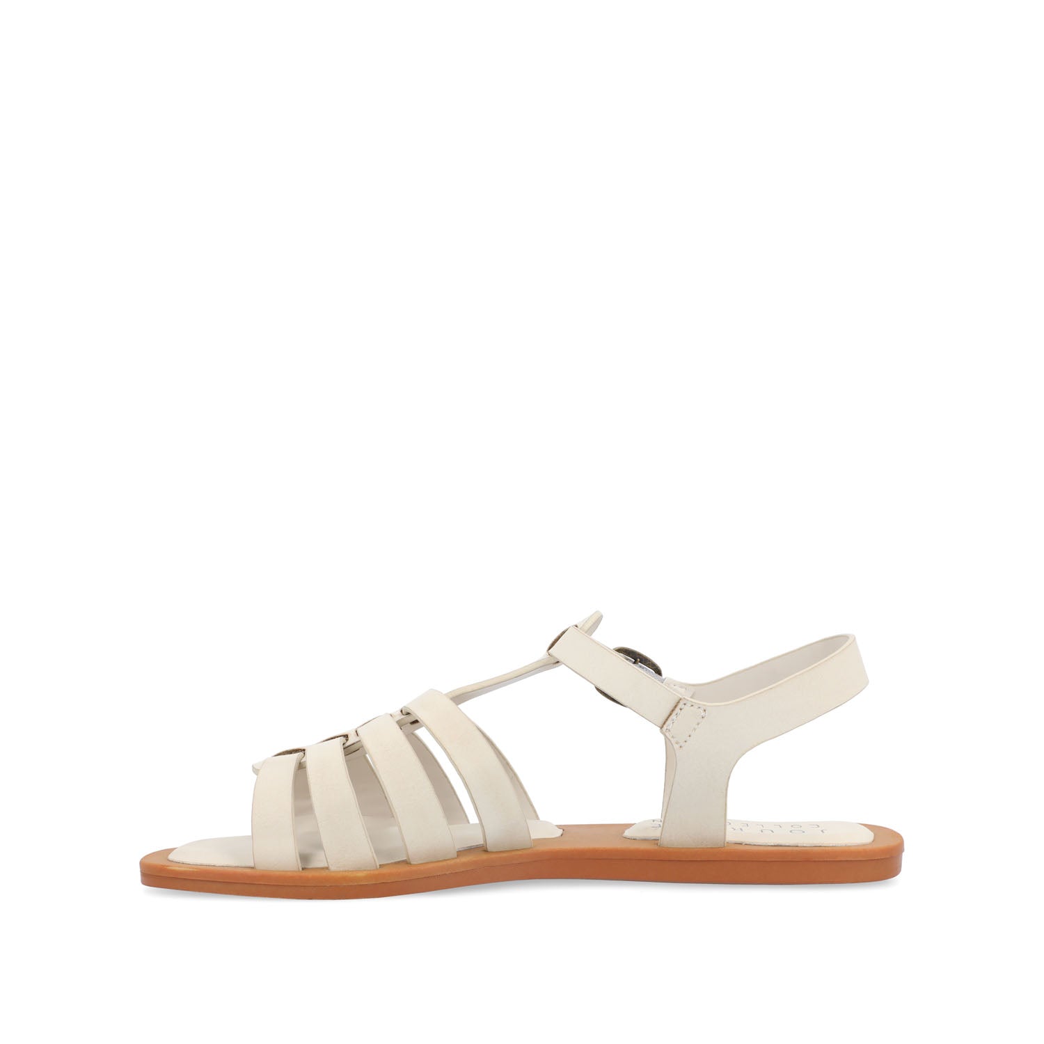 BENICIA FISHERMAN SANDALS IN VEGAN LEATHER - Bone