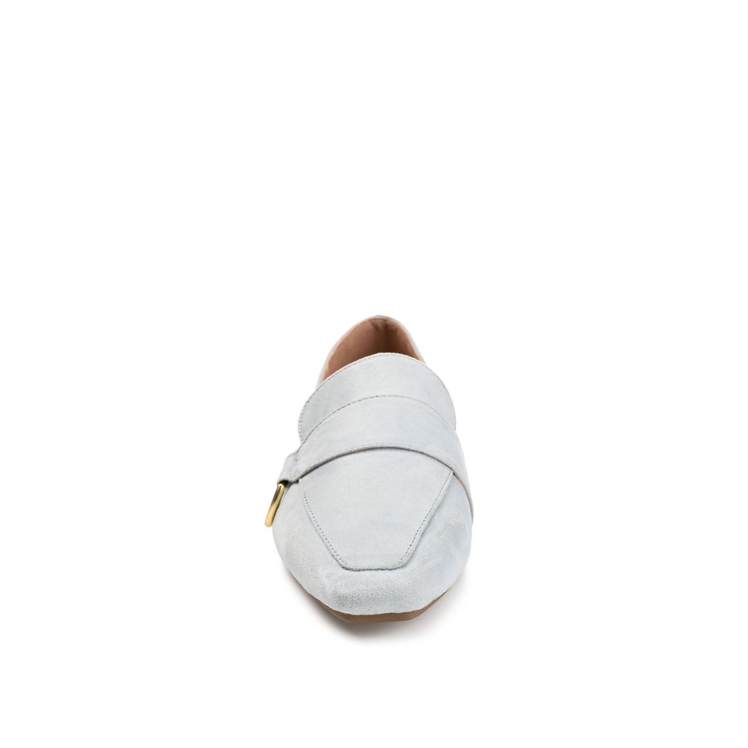 BENNTLY SQUARE TOE LOAFER IN FAUX SUEDE - Blue