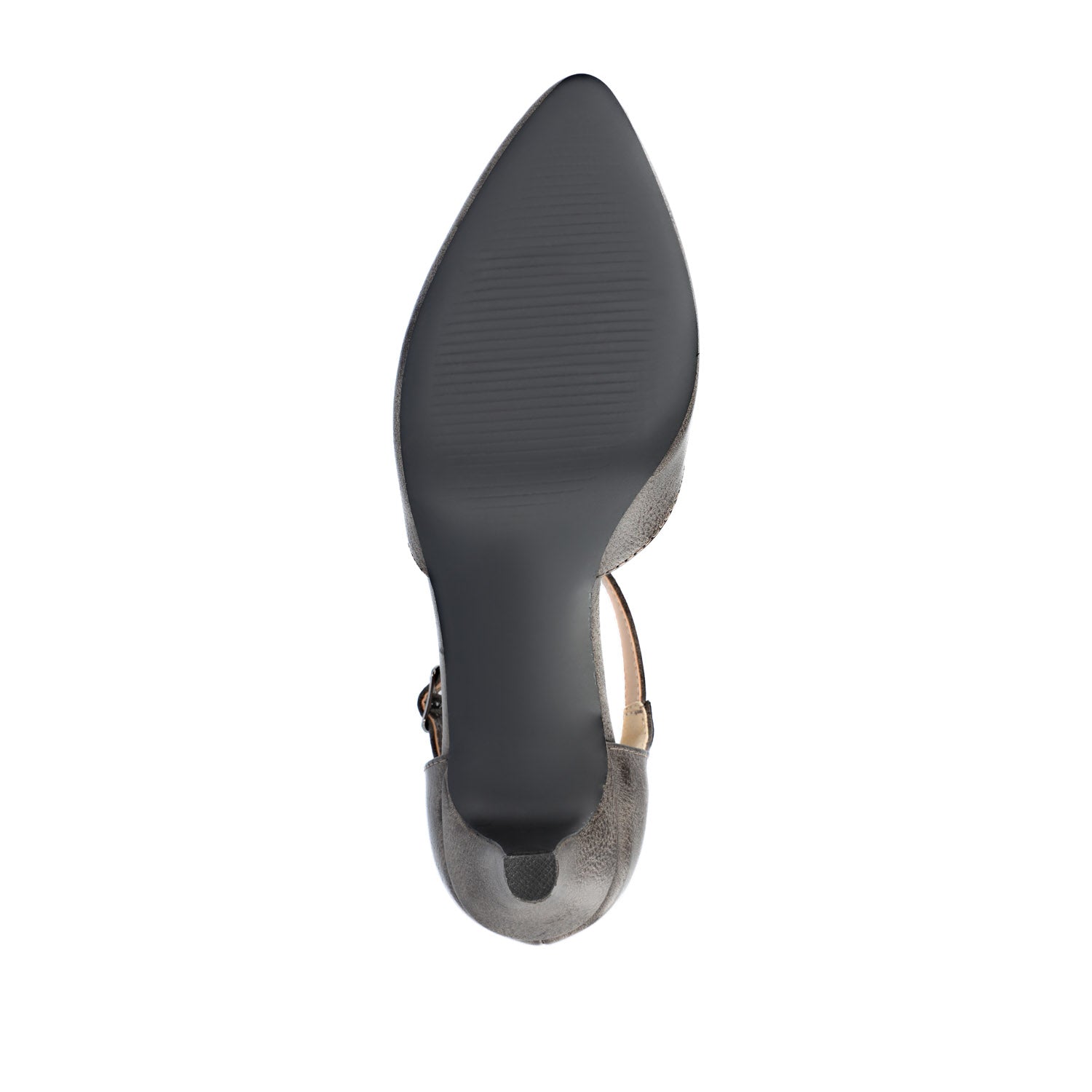 BETTIE D'ORSAY PUMP HEELS IN WIDE - Taupe PU