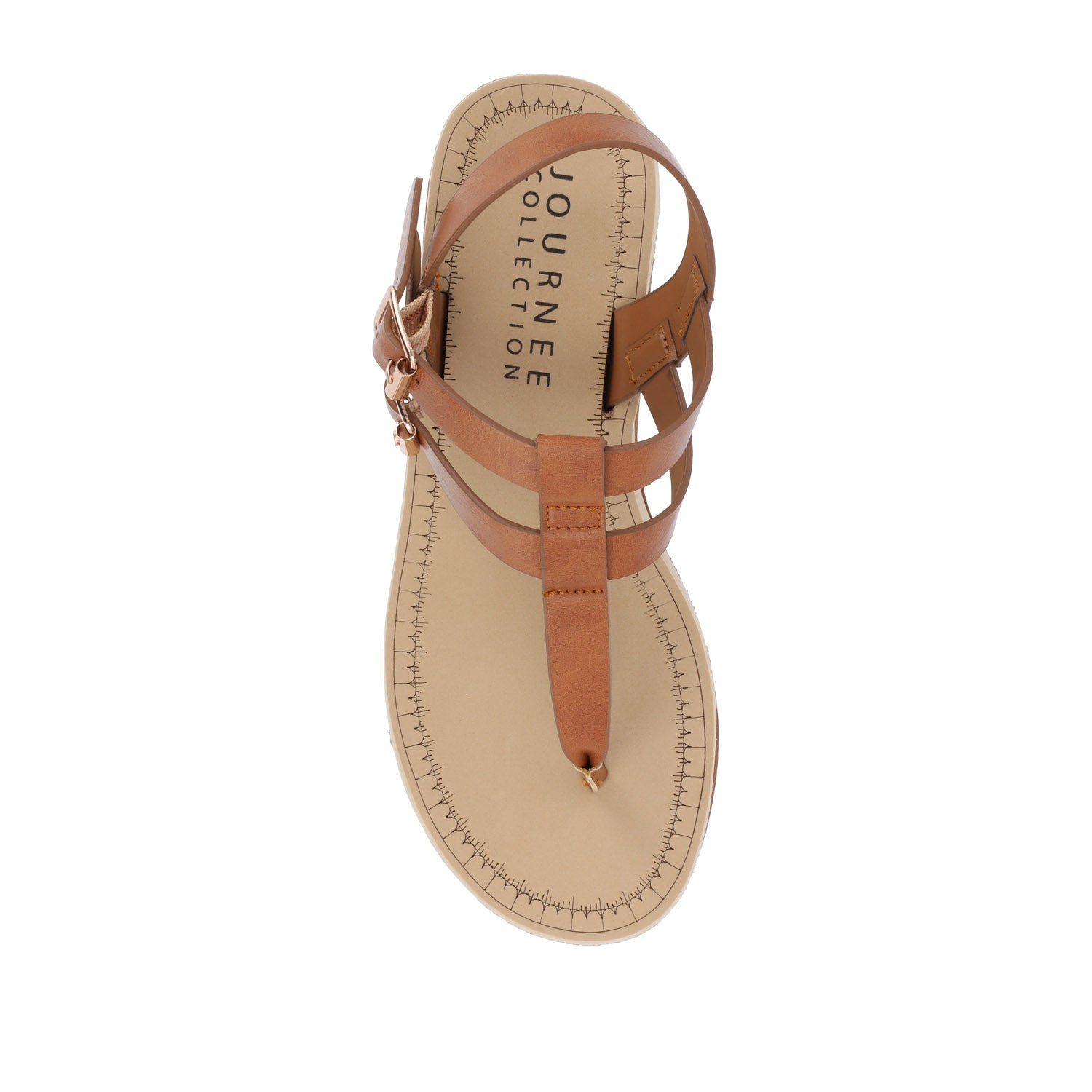 BIANCA WEDGE HEELED SANDALS IN VEGAN LEATHER - Tan PU