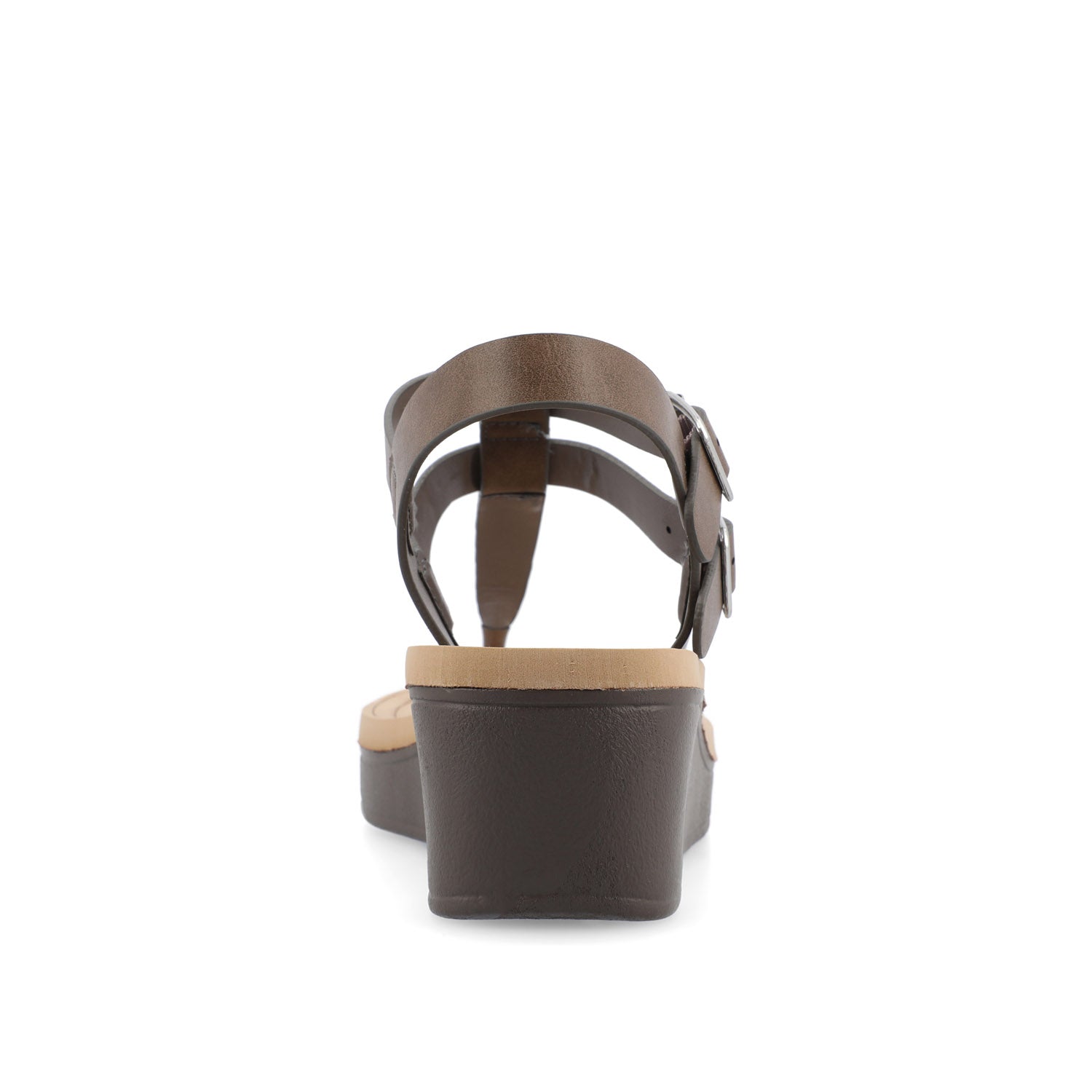 BIANCA WEDGE SANDALS IN WIDE - Grey