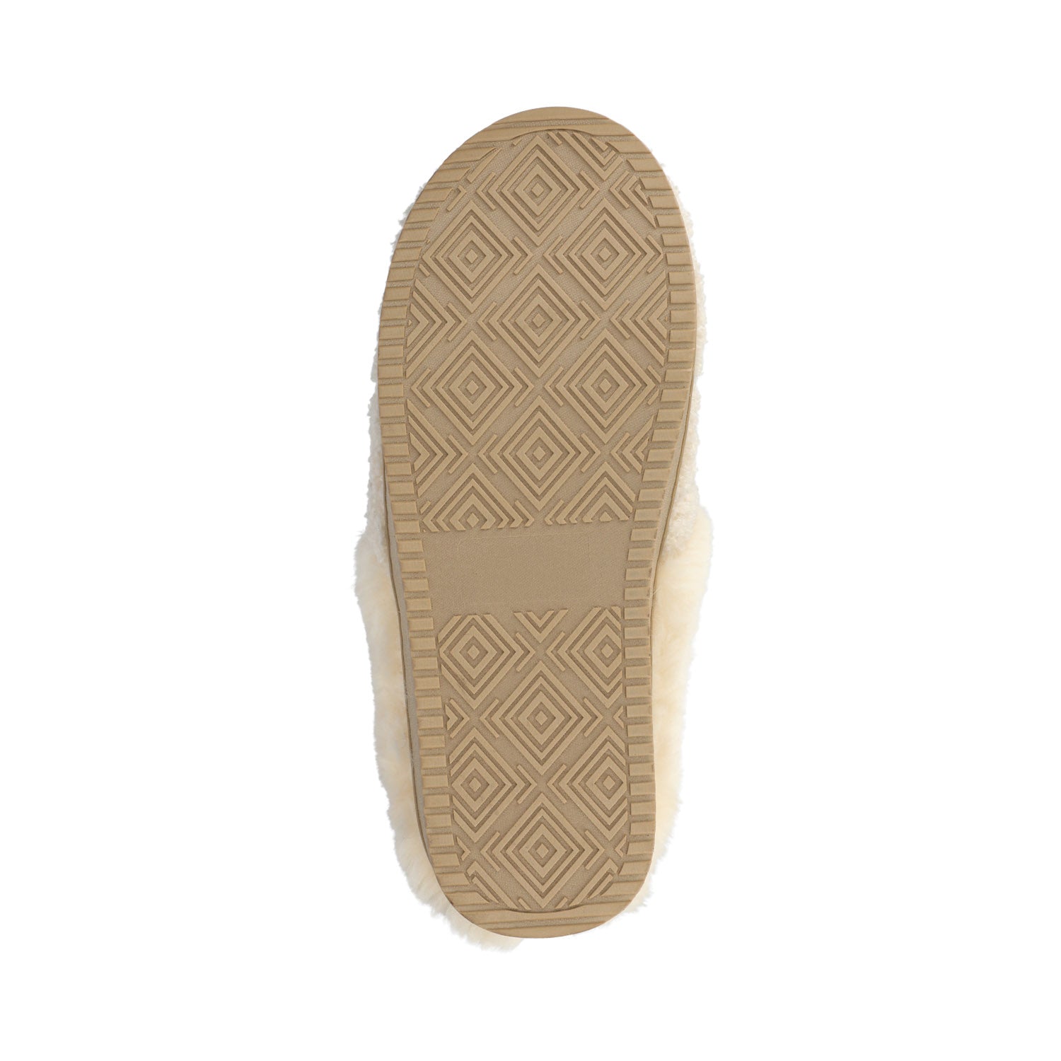 BLAIR SLIPPERS IN FAUX SUEDE - Natural Shearling