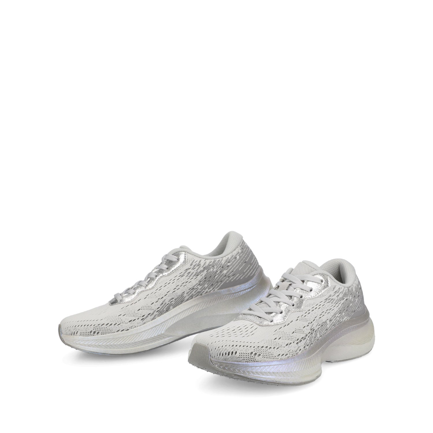 BLUME LACE UP SNEAKERS - Silver