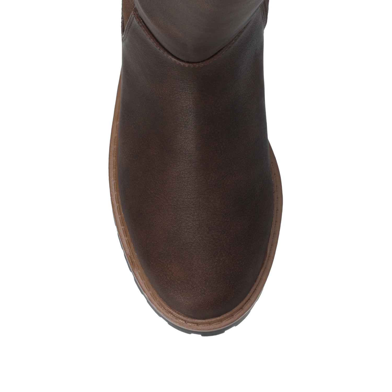 BRANDI KNEE HIGH BOOTS IN EXTRA WIDE CALF - Vintage Chocolate