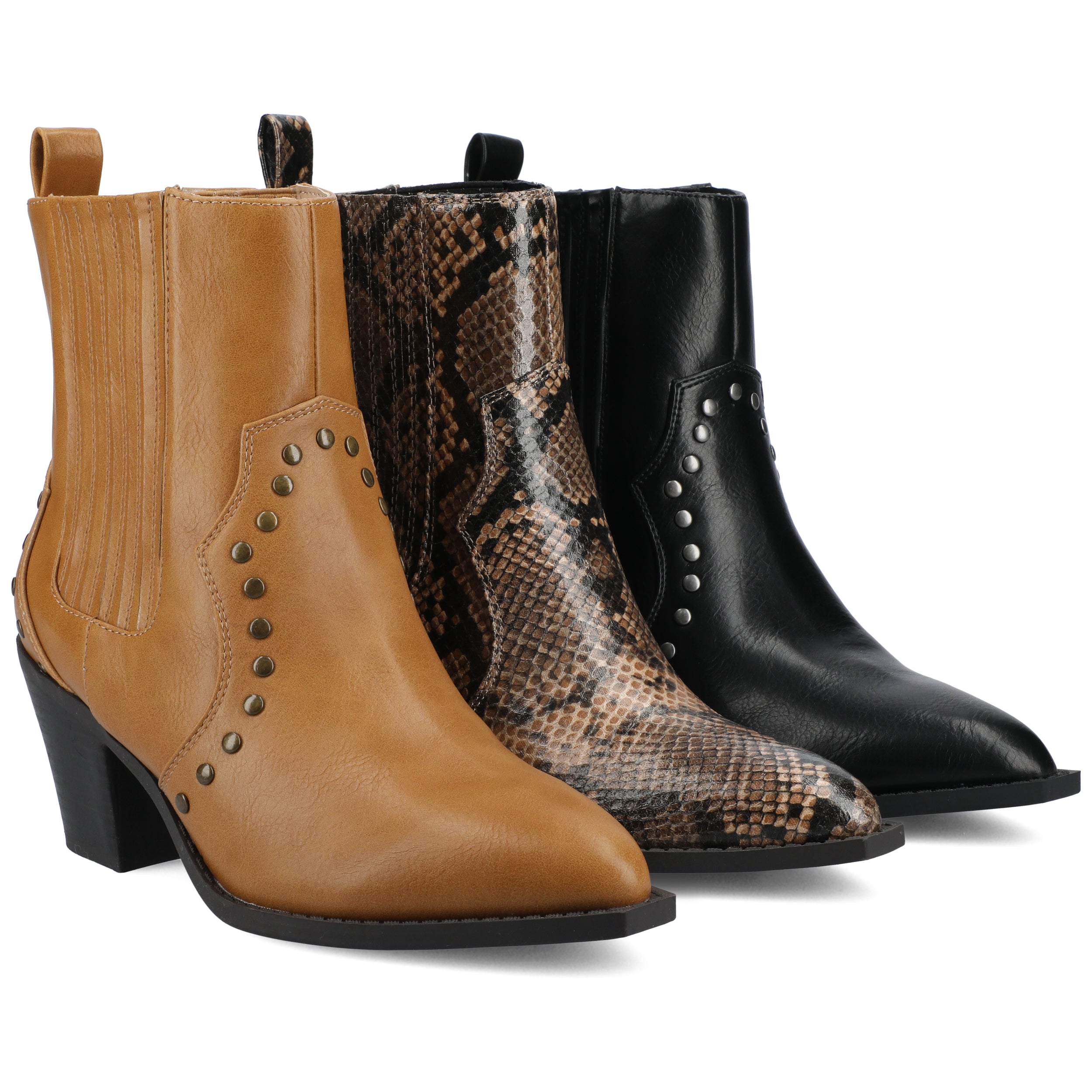 BRAYLEE WESTERN ANKLE BOOTIES
