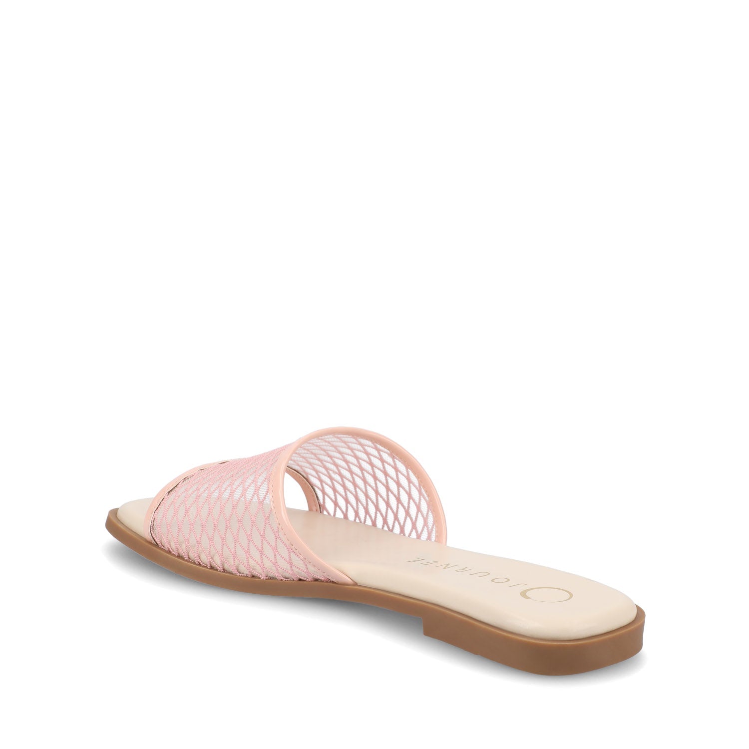 BRECKLEY SLIDE SANDALS IN MESH - Pink Mesh