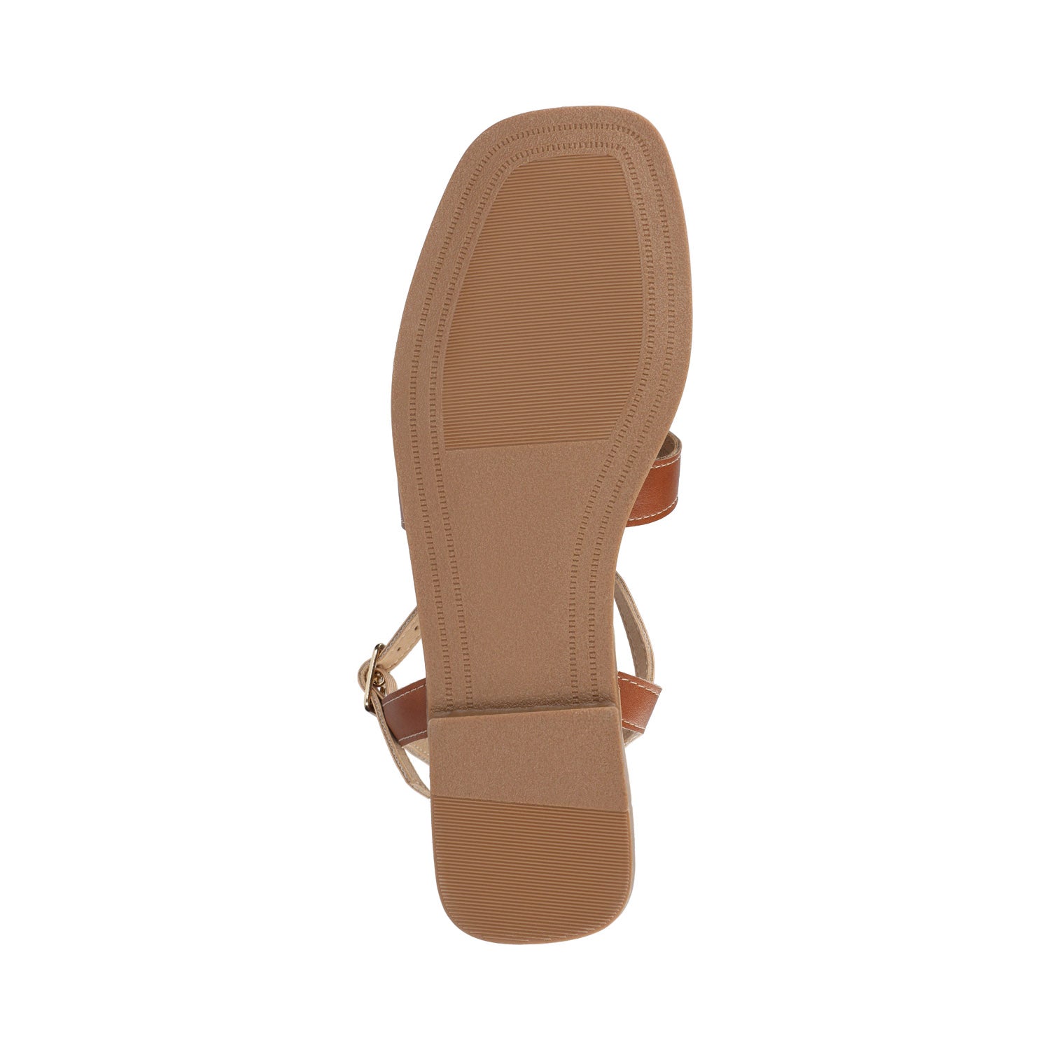 BRIDEY ANKLE STRAP SANDALS - Cognac