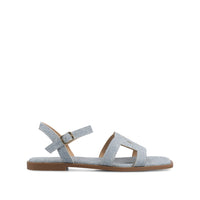 BRIDEY ANKLE STRAP SANDALS - Denim
