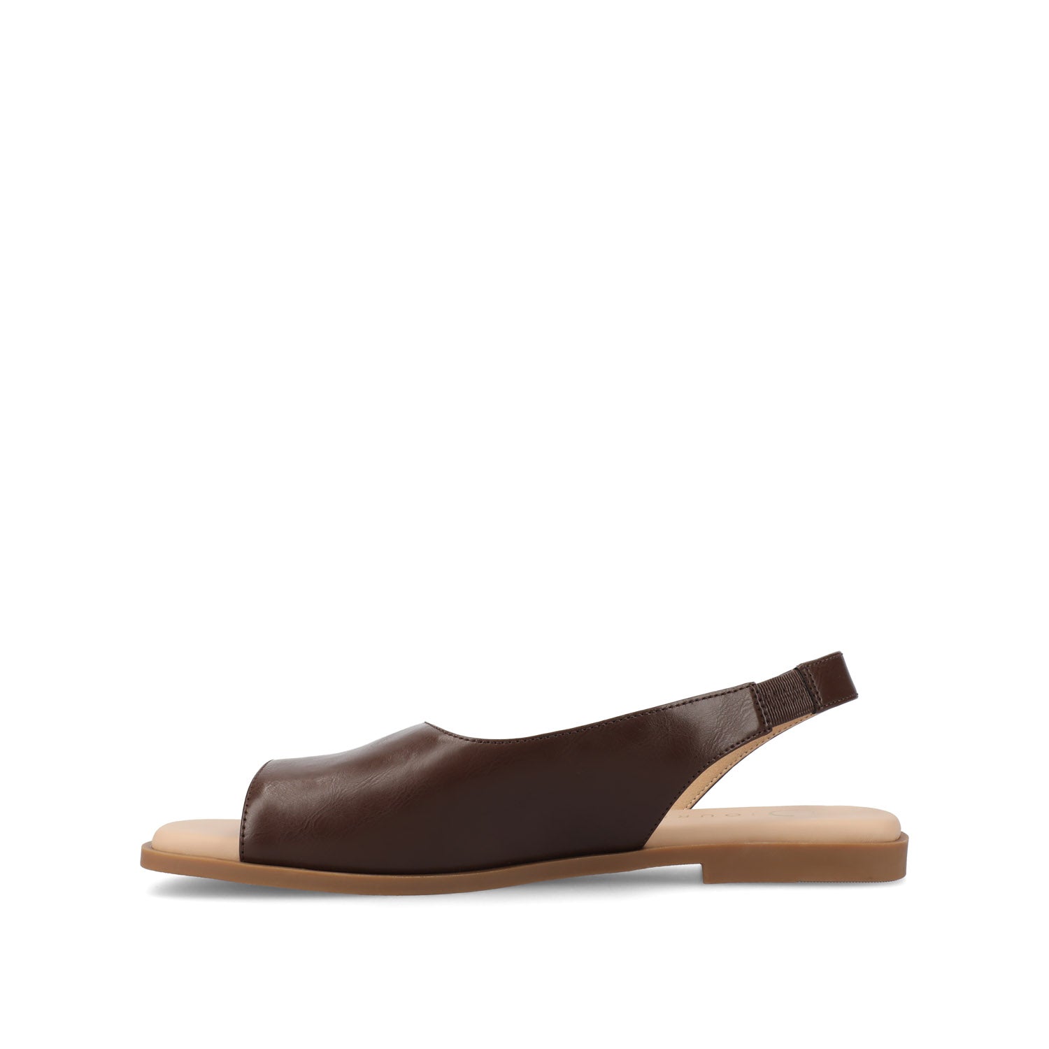 BRINSLEY SANDALS IN VEGAN LEATHER - Brown PU