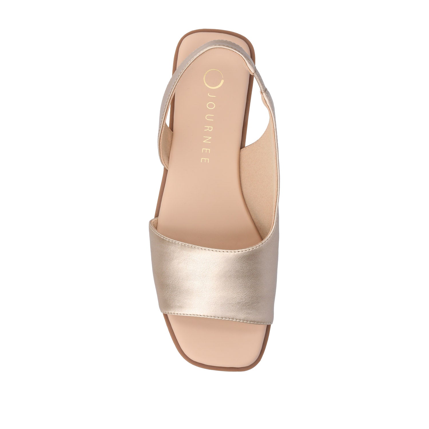 BRINSLEY SANDALS IN VEGAN LEATHER - Gold PU