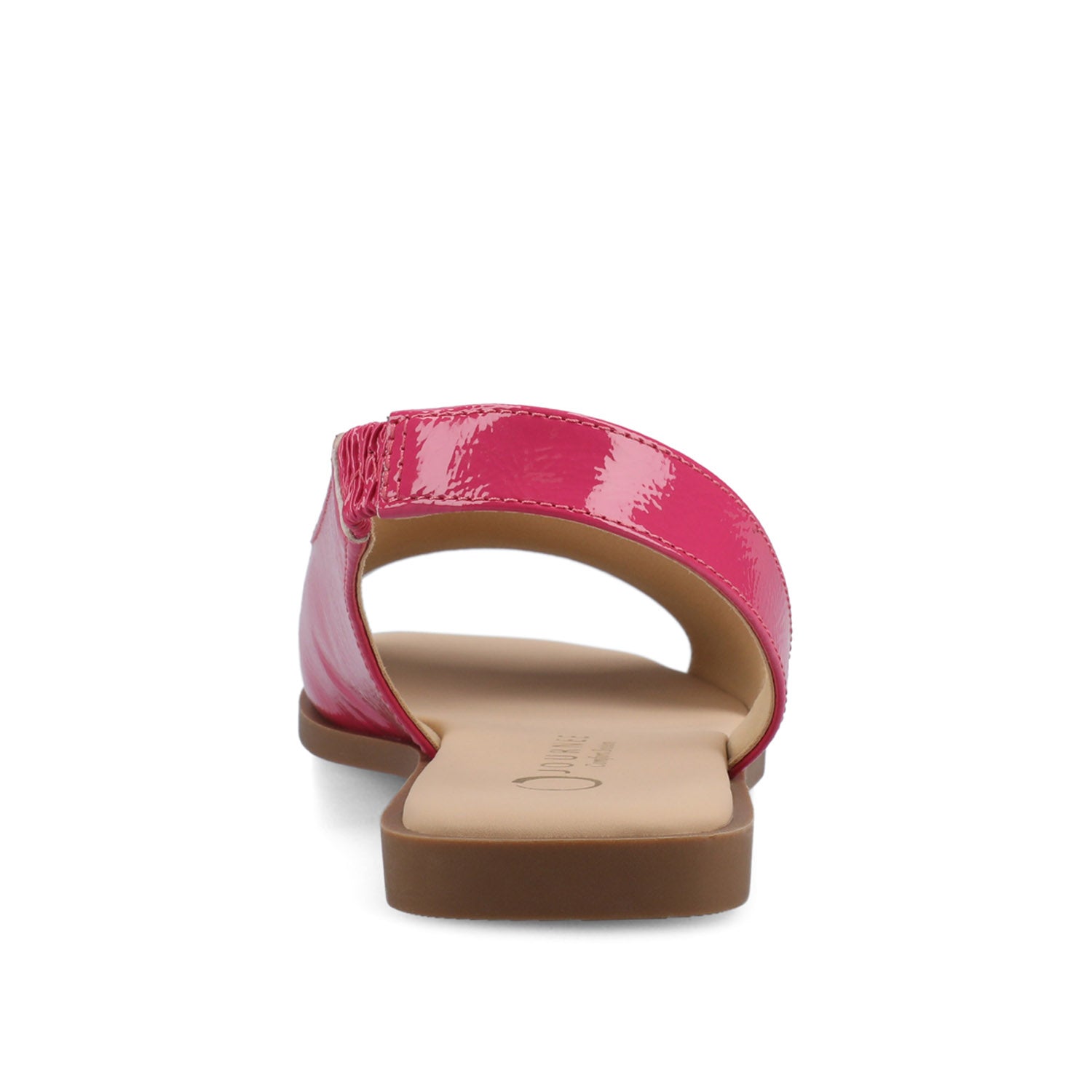 BRINSLEY PATENT SANDALS IN WIDE - Hot Pink