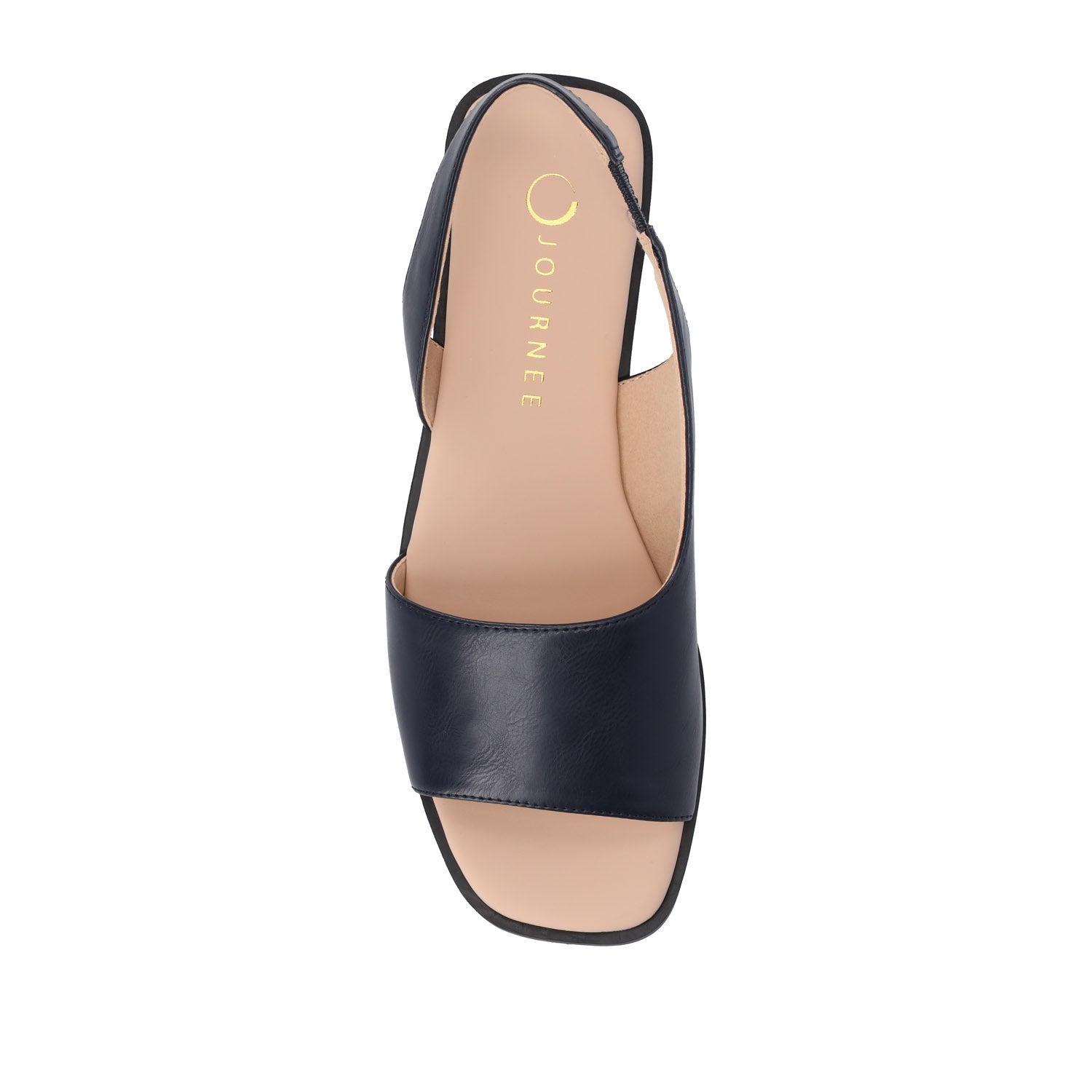 BRINSLEY SANDALS IN VEGAN LEATHER - Navy PU