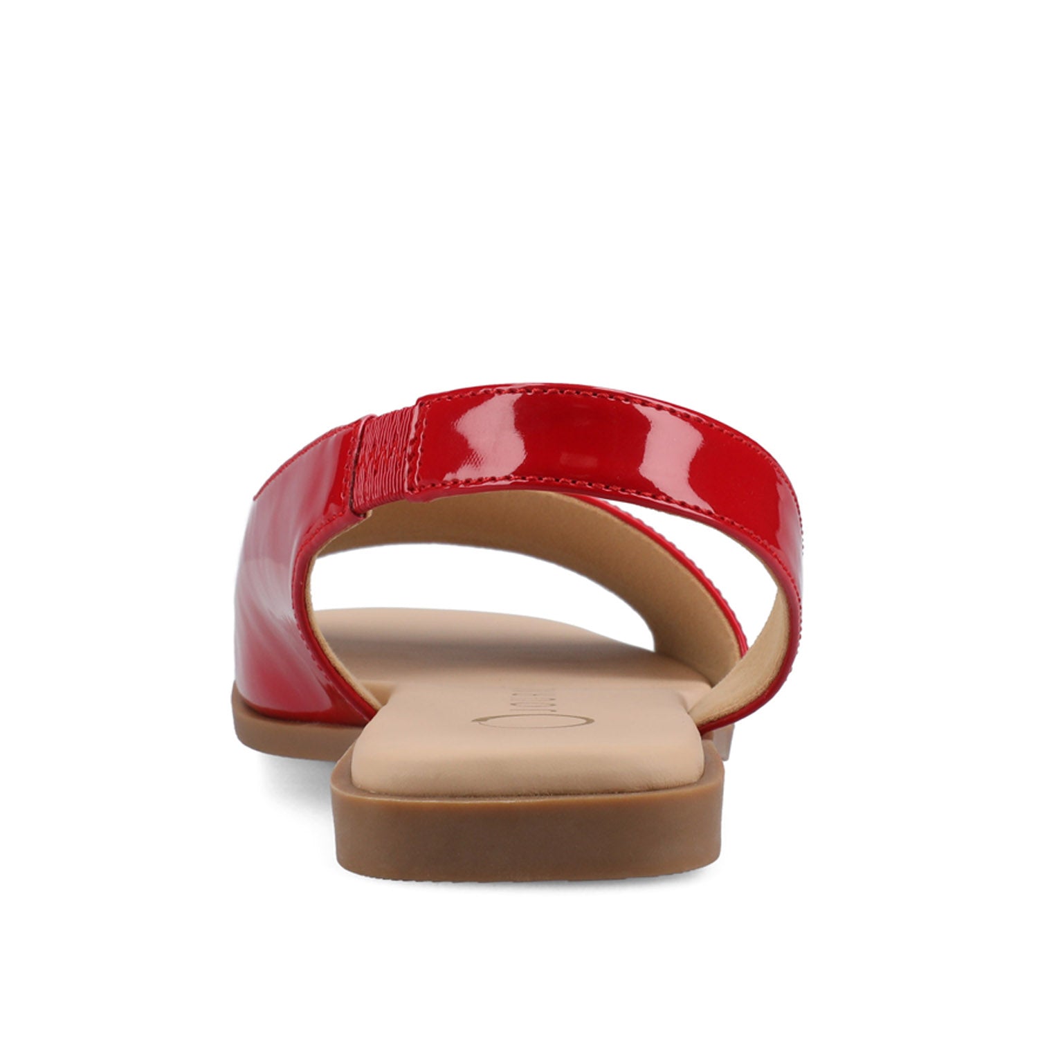 BRINSLEY CUTOUT SANDALS IN PATENT - Red Patent