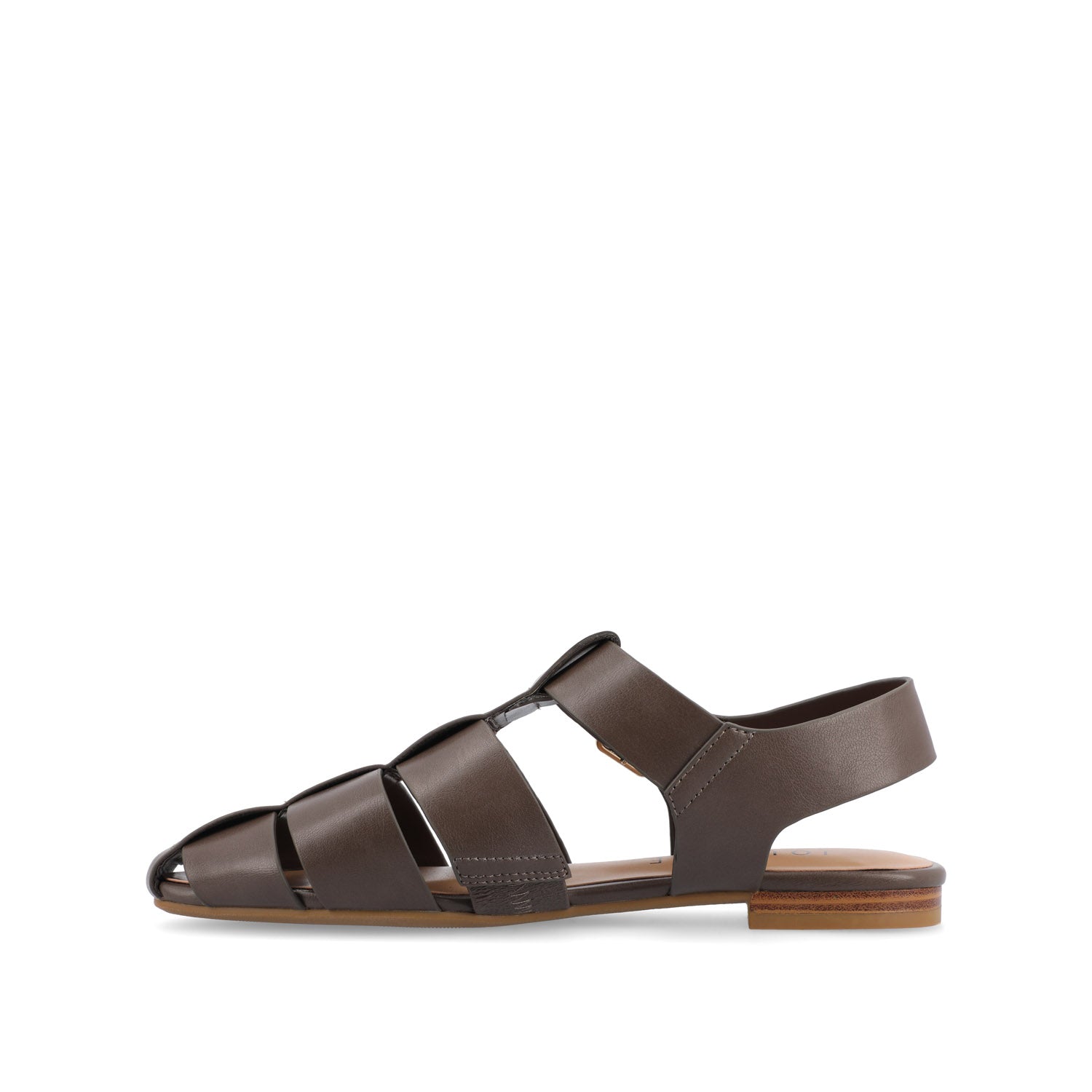 CAILINNA FISHERMAN SANDAL IN VEGAN LEATHER - Brown