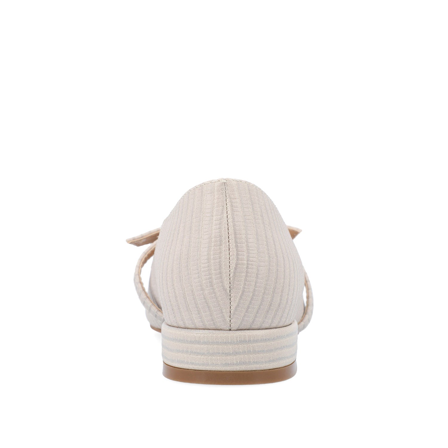 CAIT BALLET FLATS IN WIDE - Taupe Lizard