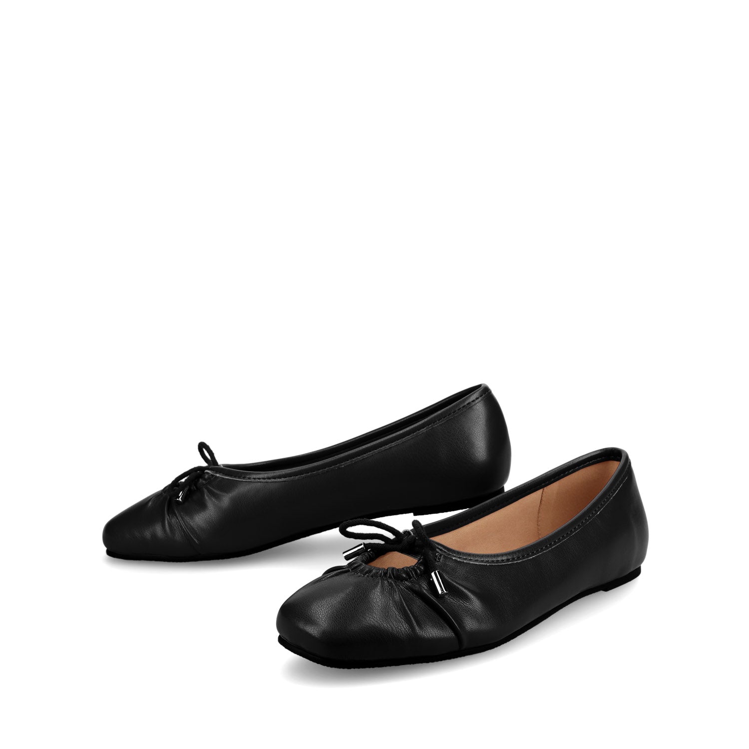 CALLEE BALLET FLATS IN VEGAN LEATHER - Black