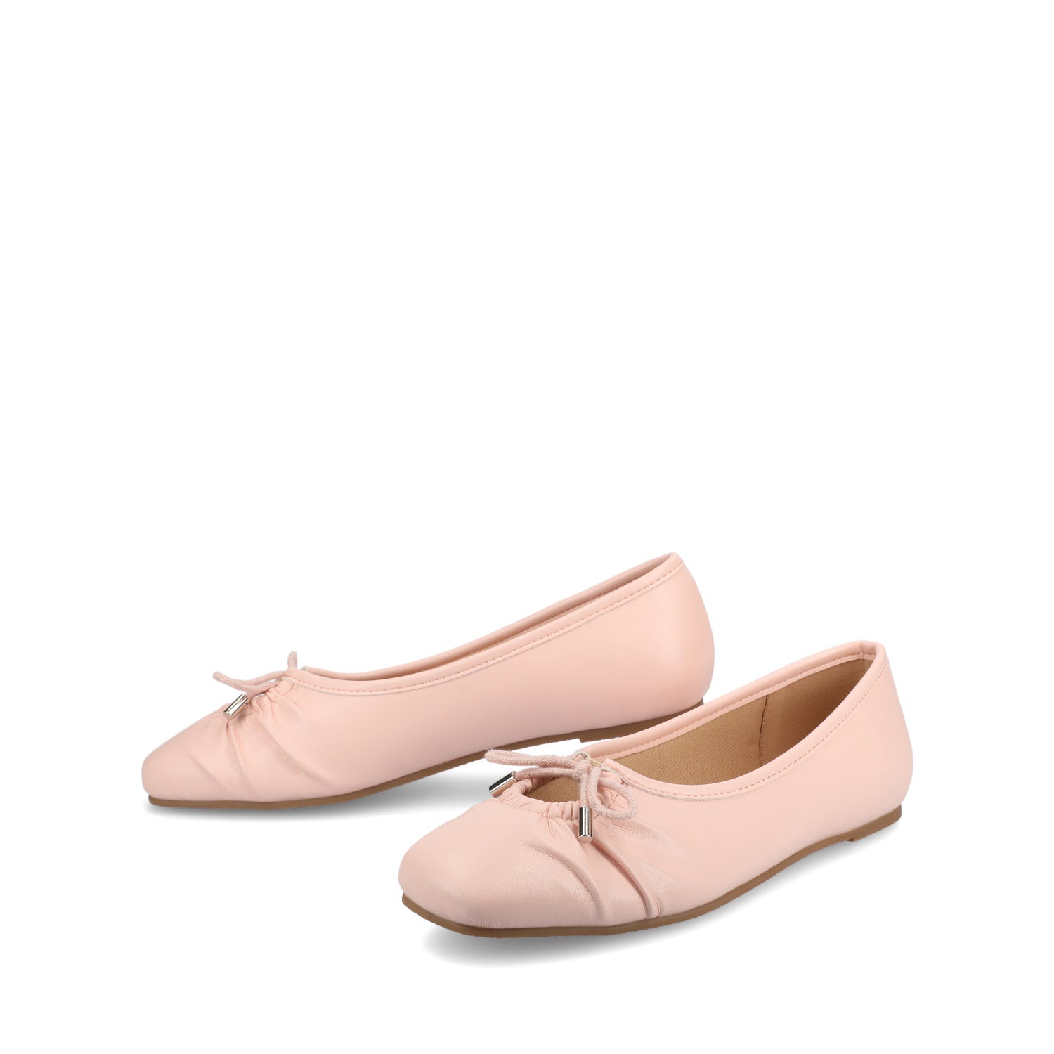 CALLEE VEGAN LEATHER BALLET FLATS IN WIDE