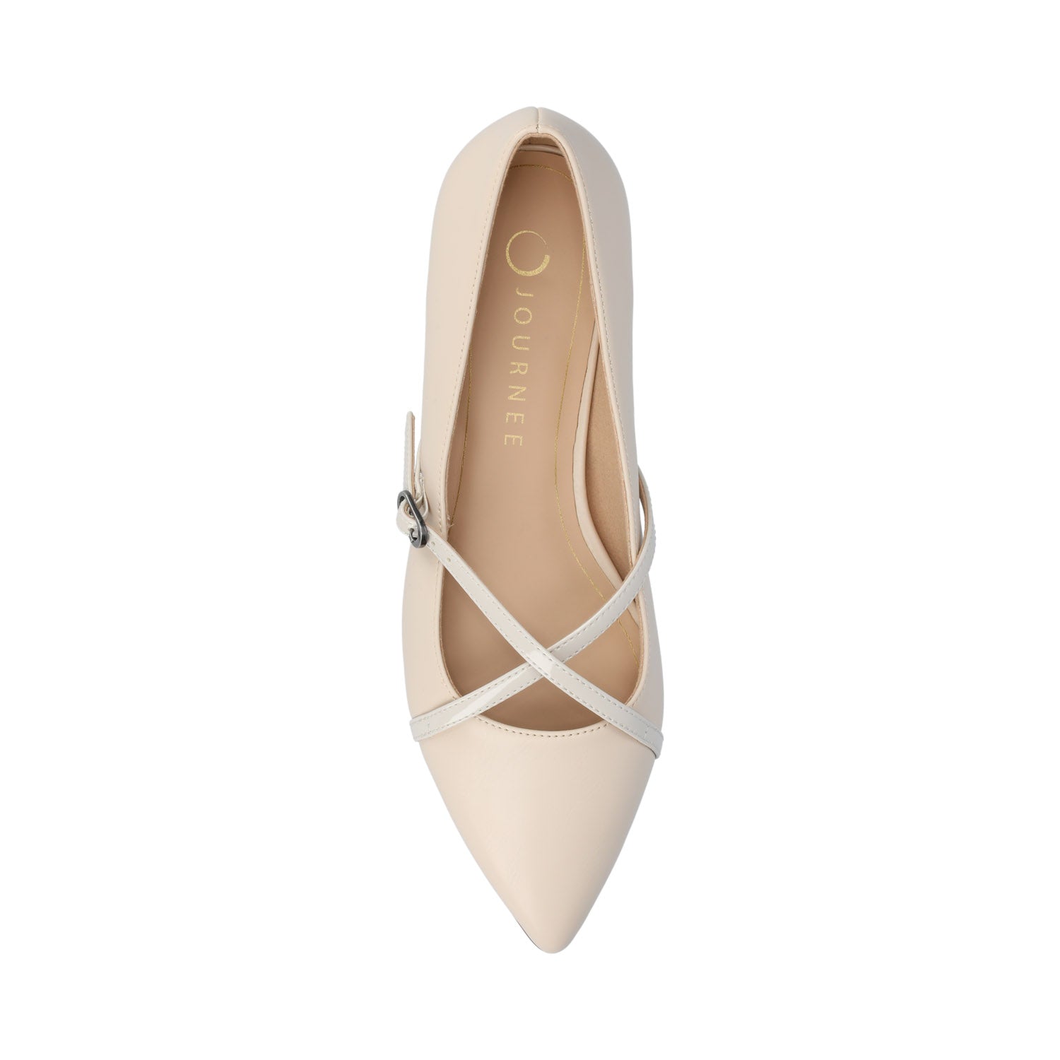 CAMBY DRESS FLAT IN VEGAN LEATHER