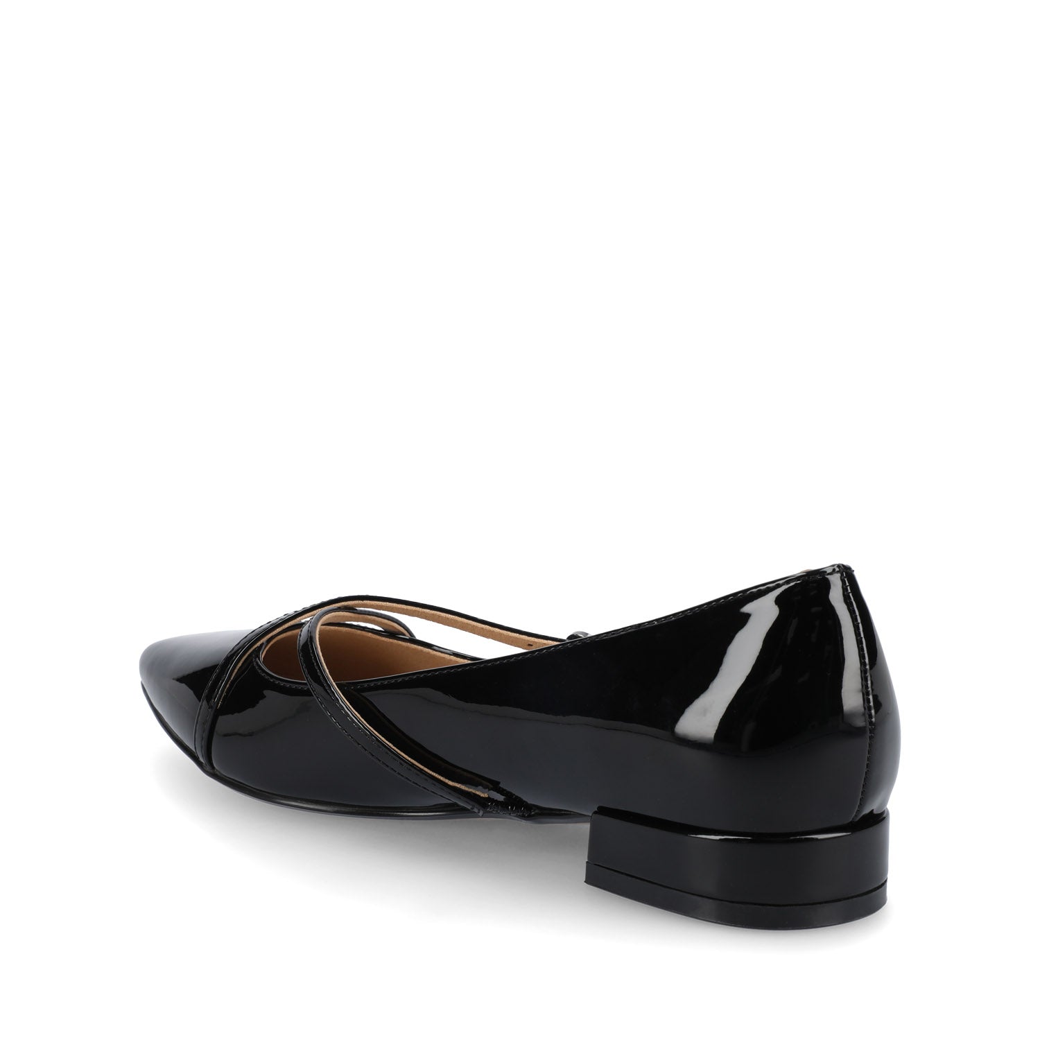 CAMBY DRESS FLAT IN VEGAN LEATHER