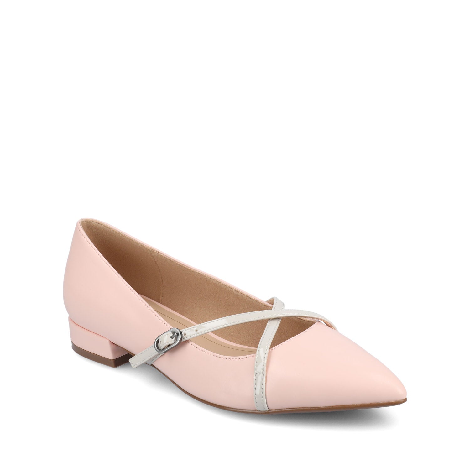 CAMBY DRESS FLAT IN VEGAN LEATHER
