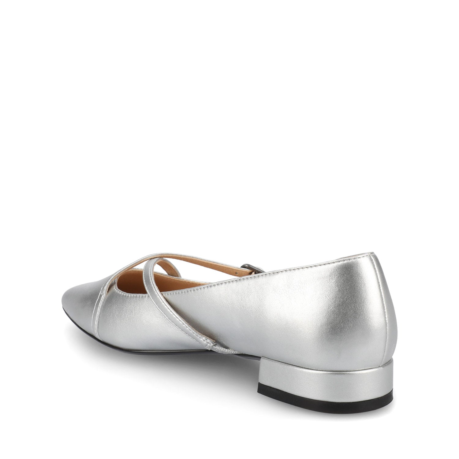 CAMBY DRESS FLAT IN WIDE - Silver PU