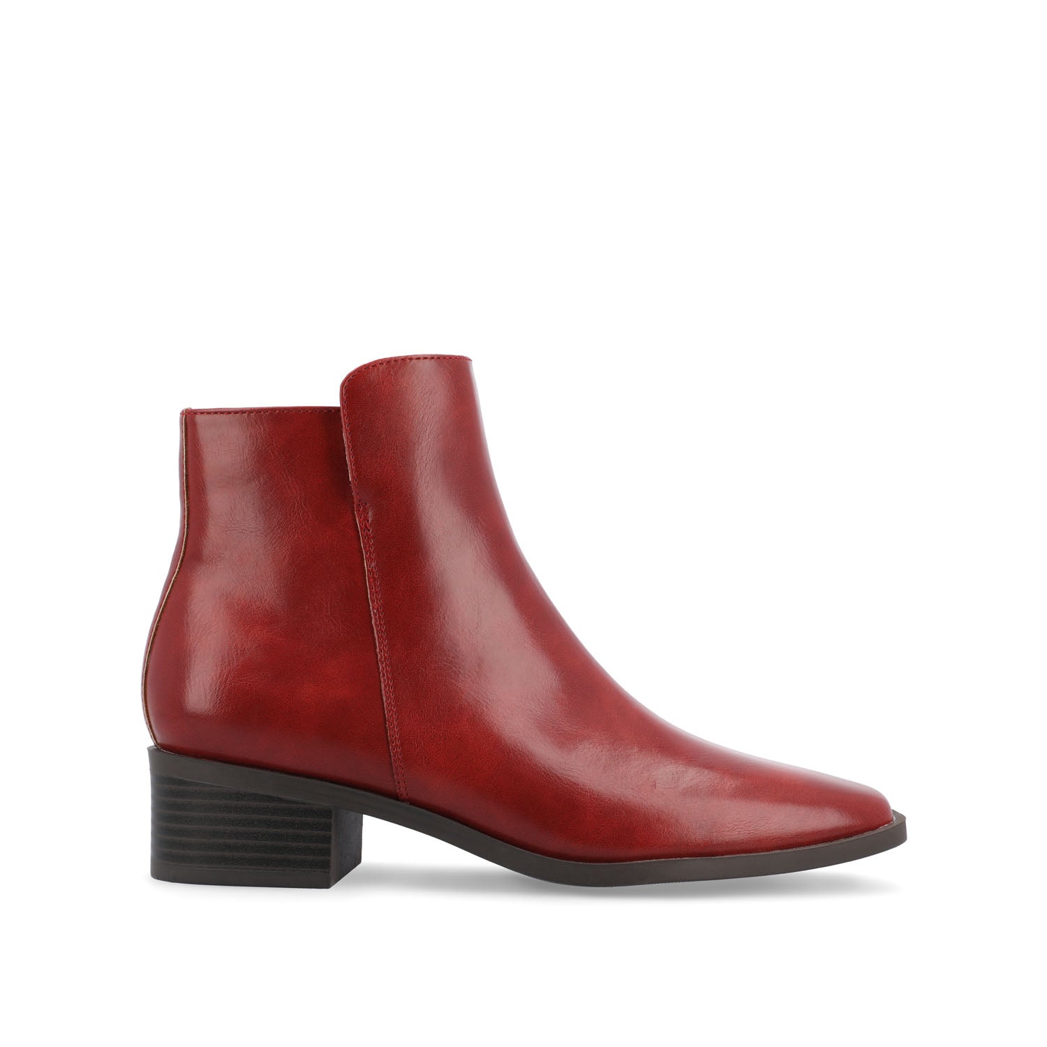 CAPPRI SQUARE-TOE BOOTIES IN VEGAN LEATHER