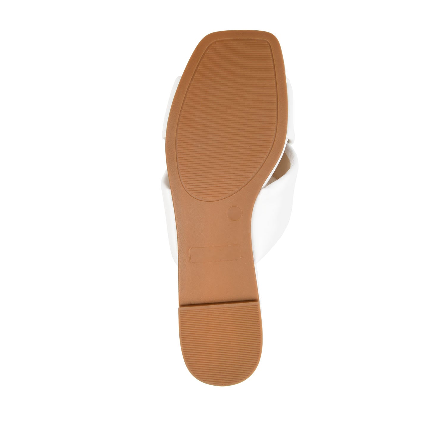 CARLOTTA SLIDE SANDALS IN VEGAN LEATHER