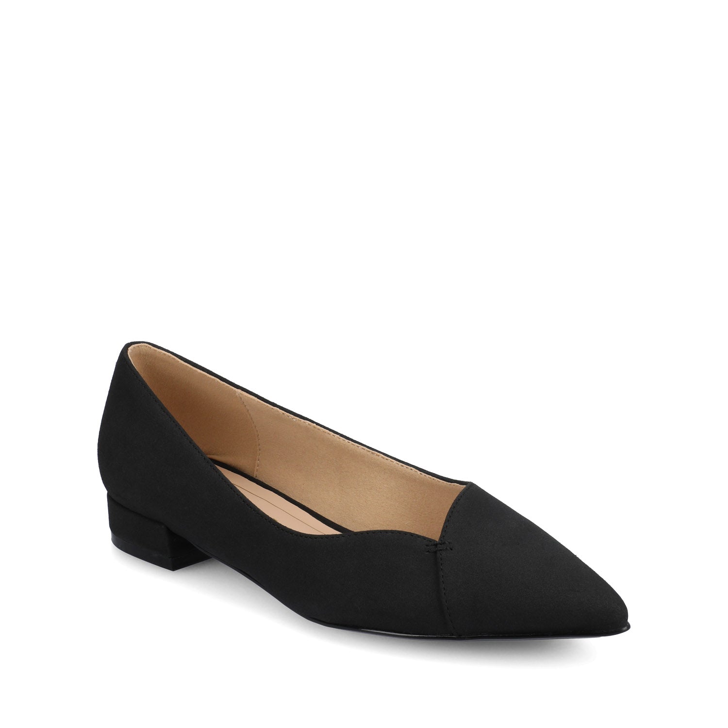 CARMIN DRESS FLATS IN WIDE - Black Suede