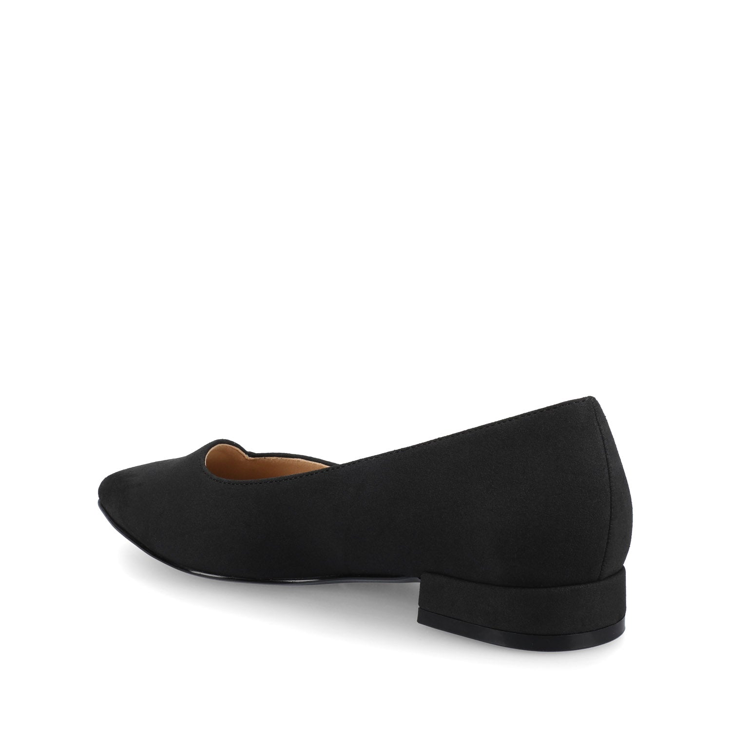CARMIN DRESS FLATS IN WIDE - Black Suede