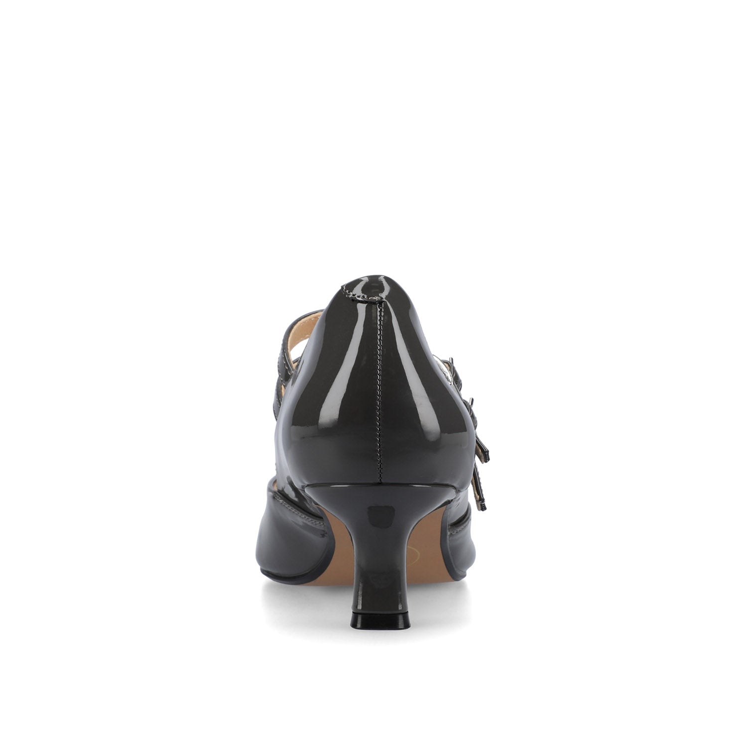 CARNATION MARY JANE PUMPS IN WIDE - Charcoal