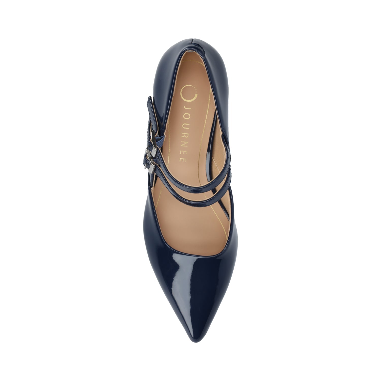 CARNATION MARY JANE PUMPS IN WIDE - Navy