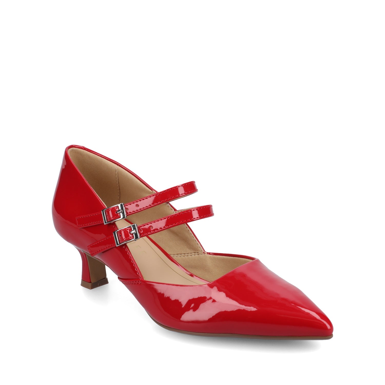 CARNATION MARY JANE PUMPS IN WIDE - Red