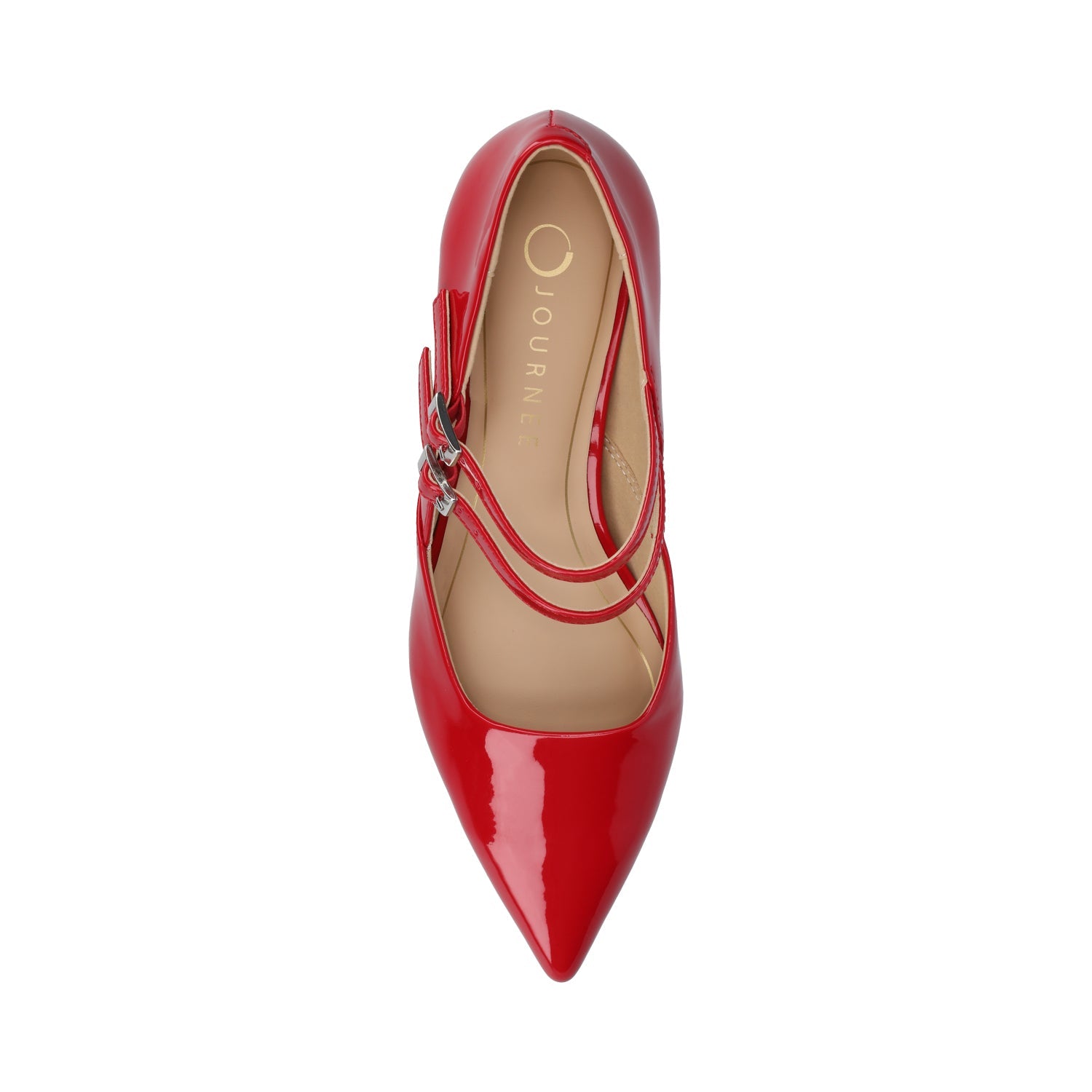 CARNATION MARY JANE PUMPS IN WIDE - Red