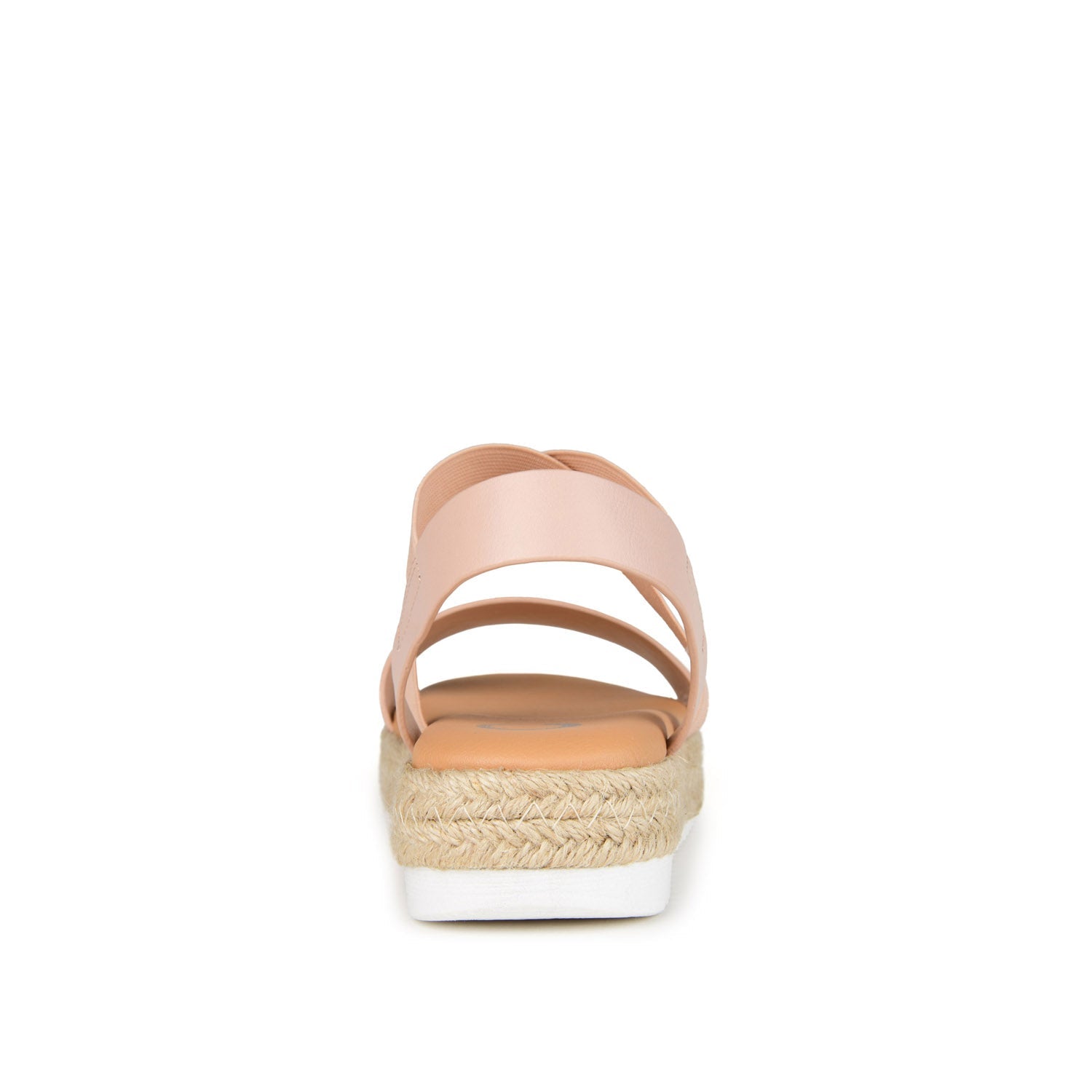 CAROLINE ESPADRILLE PLATFORM SANDALS - Blush