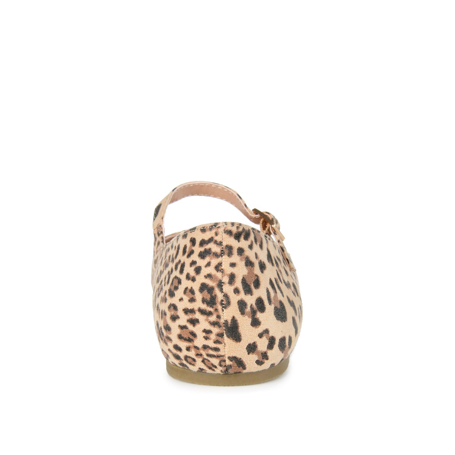 CARRIE FAUX SUEDE BALLET FLATS - Leopard