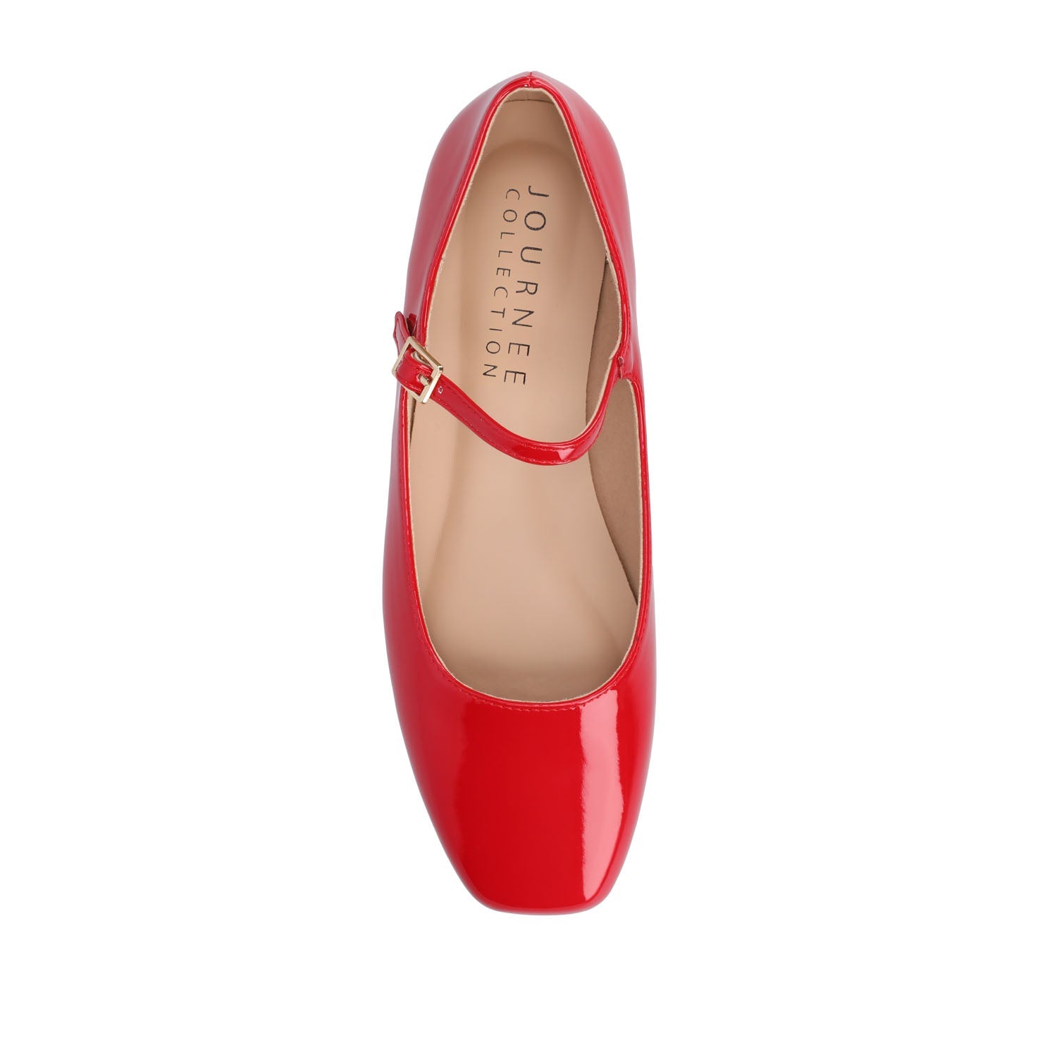 CARRIE BALLET FLATS IN PATENT - Red Patent
