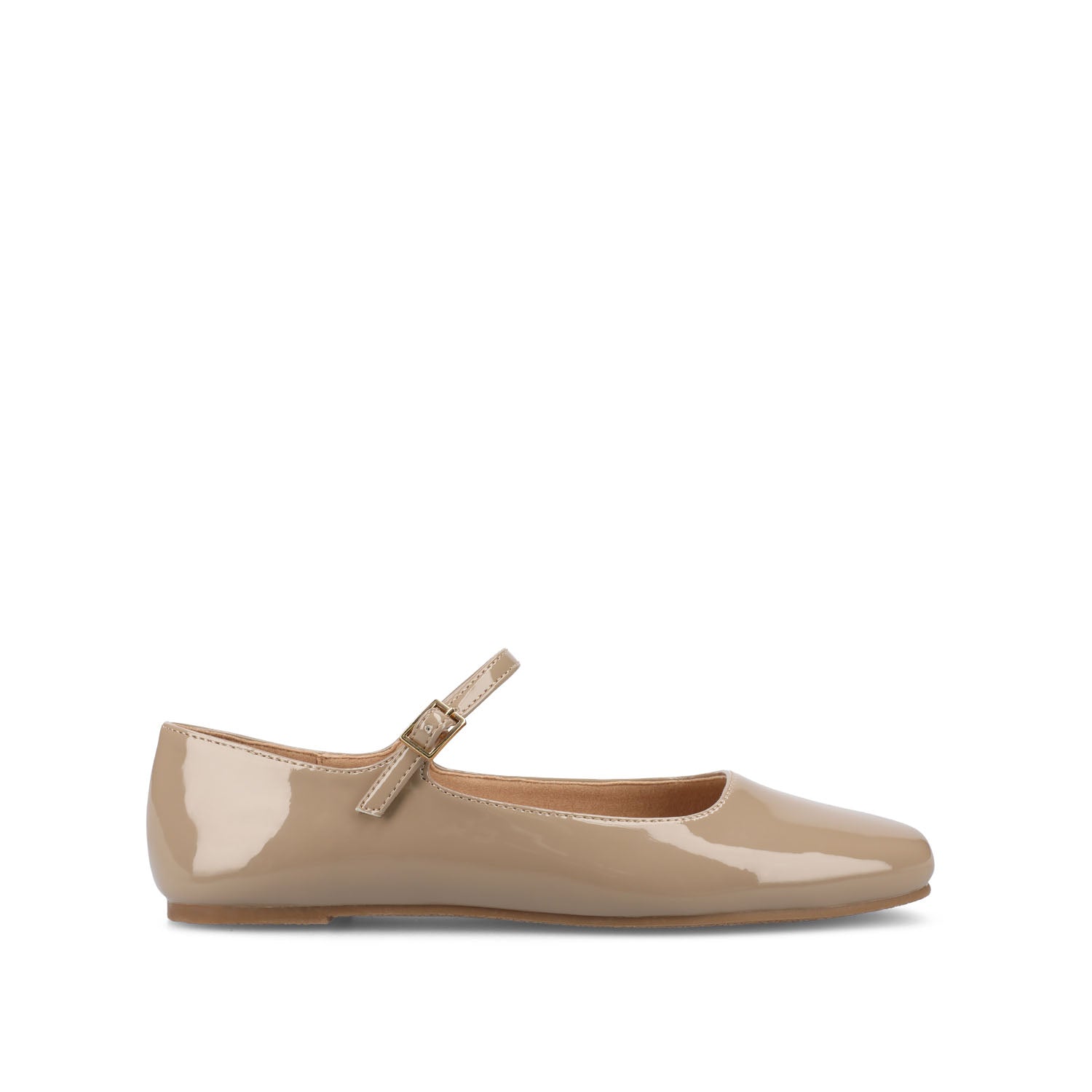 CARRIE BALLET FLATS IN PATENT - Nude Patent