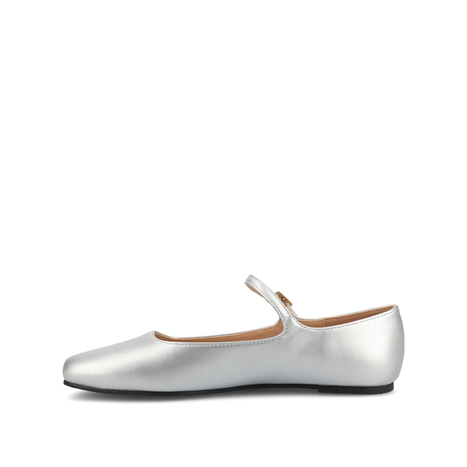 CARRIE BALLET FLATS IN PATENT - Silver PU