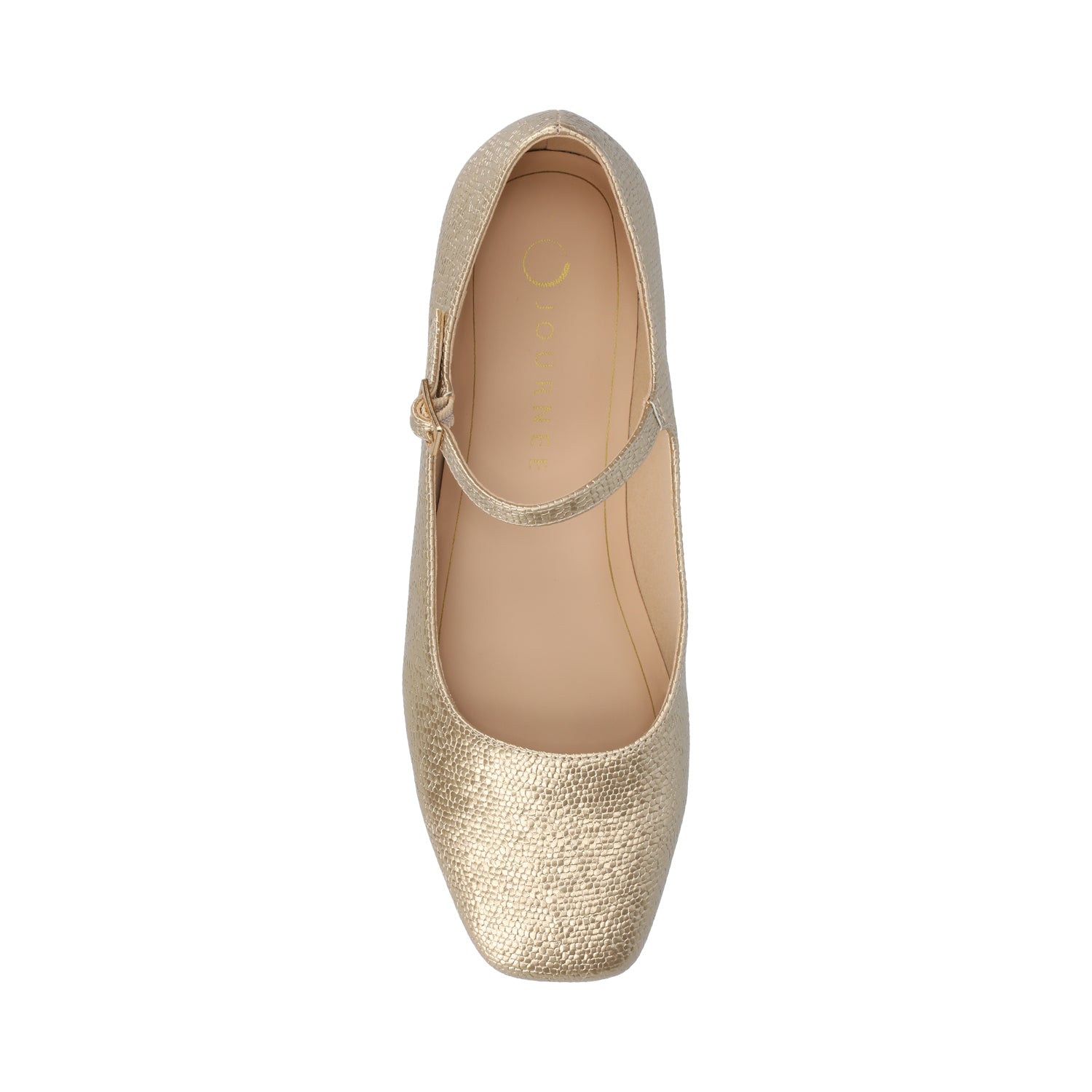 CARRIE DRESS FLATS IN WIDE - Champagne