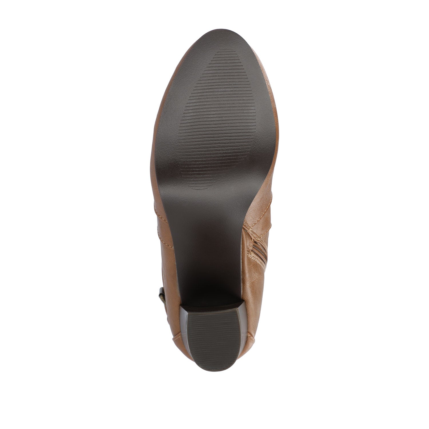 CARVER KNEE-HIGH BOOTS IN VEGAN LEATHER - Tan