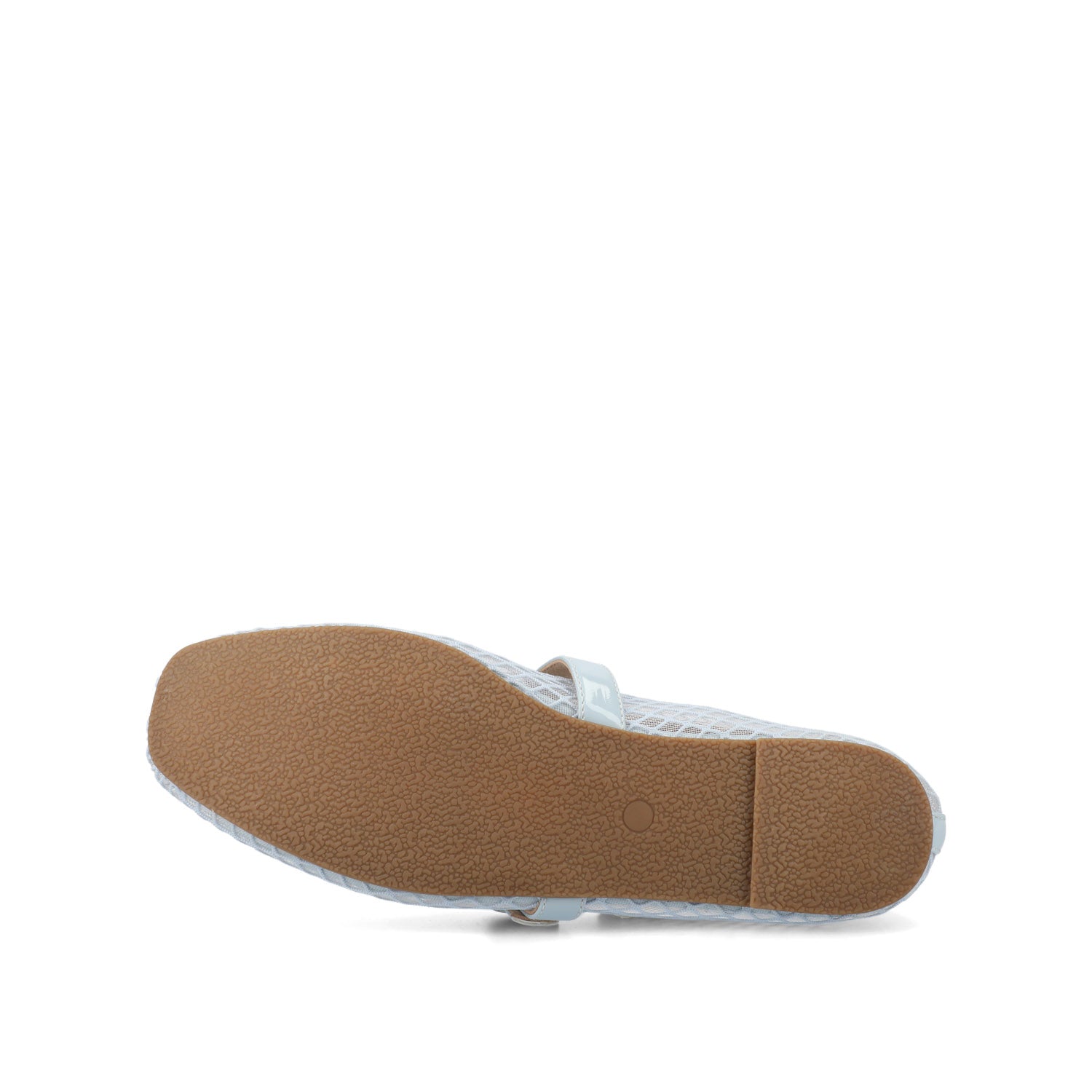 CASHA MARY JANE FLATS IN MESH - Light Blue Mesh