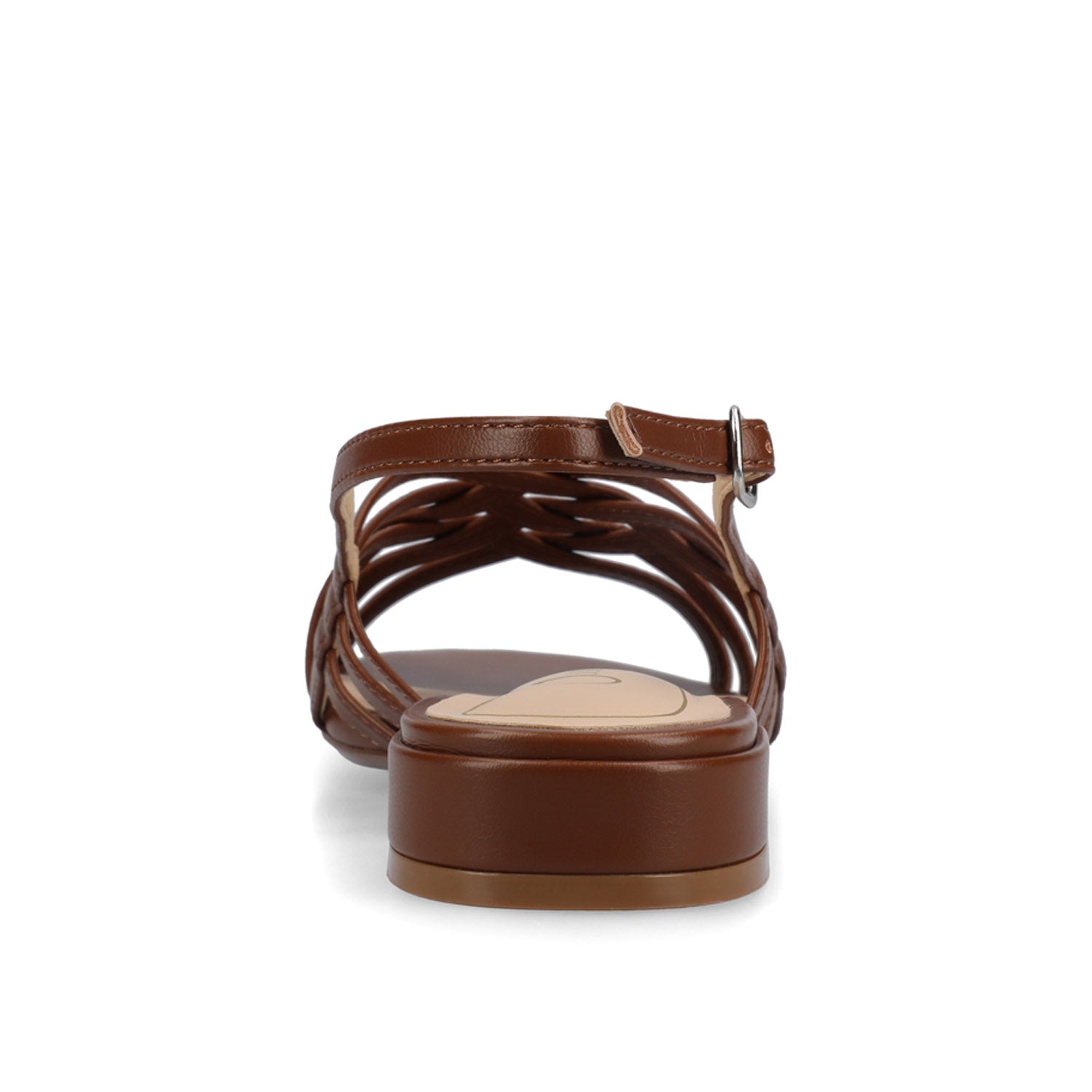 CASSANDRA STRAPPY SANDALS - Brown PU